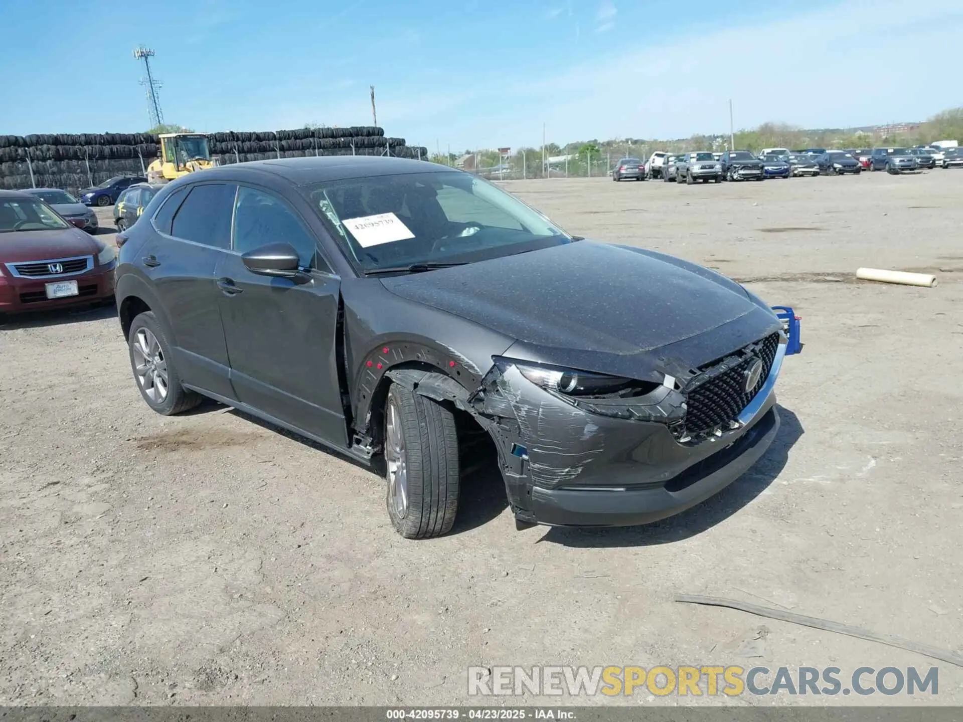 6 fotografías del automóvil dañado 3MVDMBCL1MM210003 MAZDA CX-30 2021
