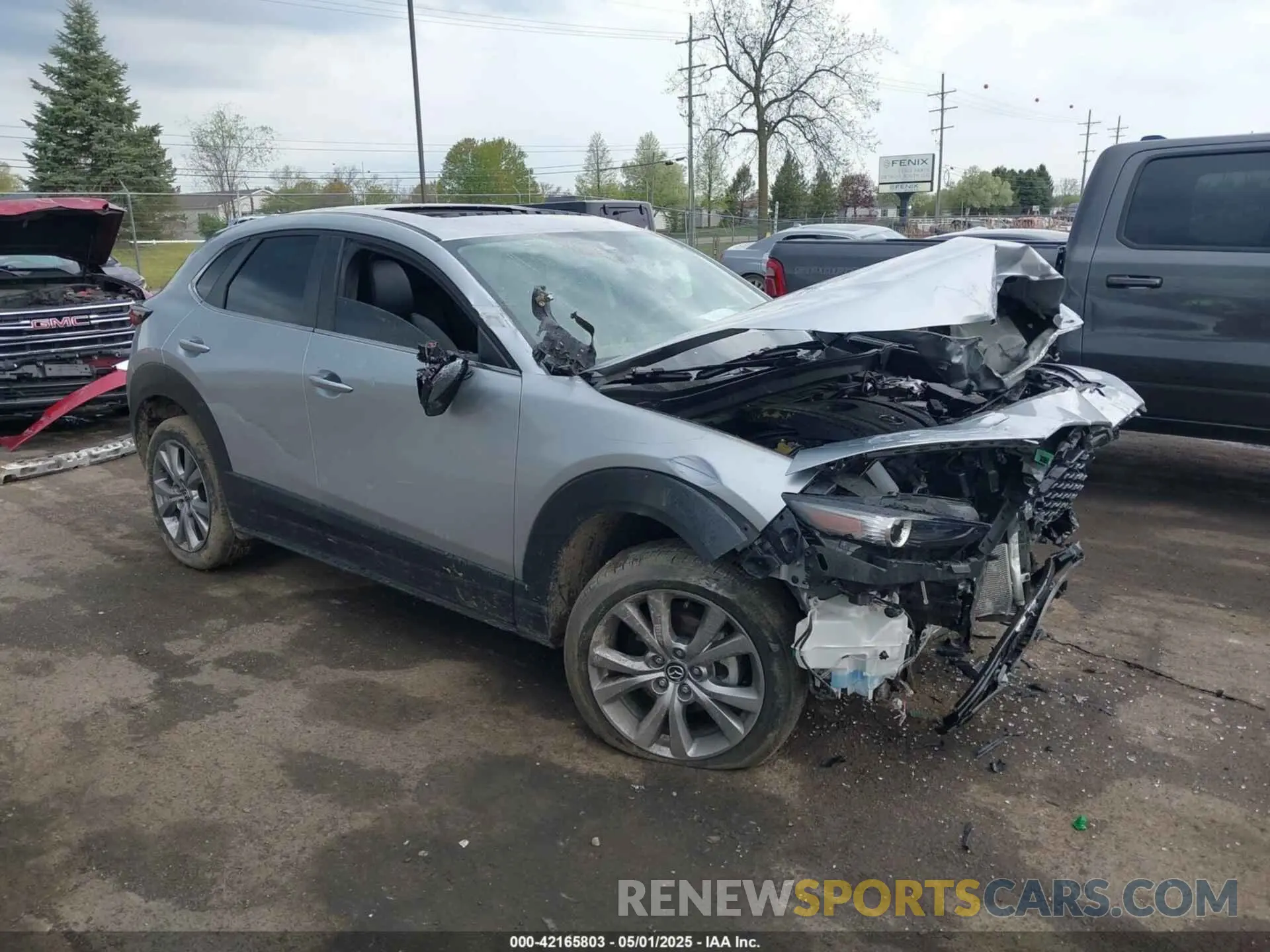 1 fotografías del automóvil dañado 3MVDMBCL6MM240663 MAZDA CX-30 2021