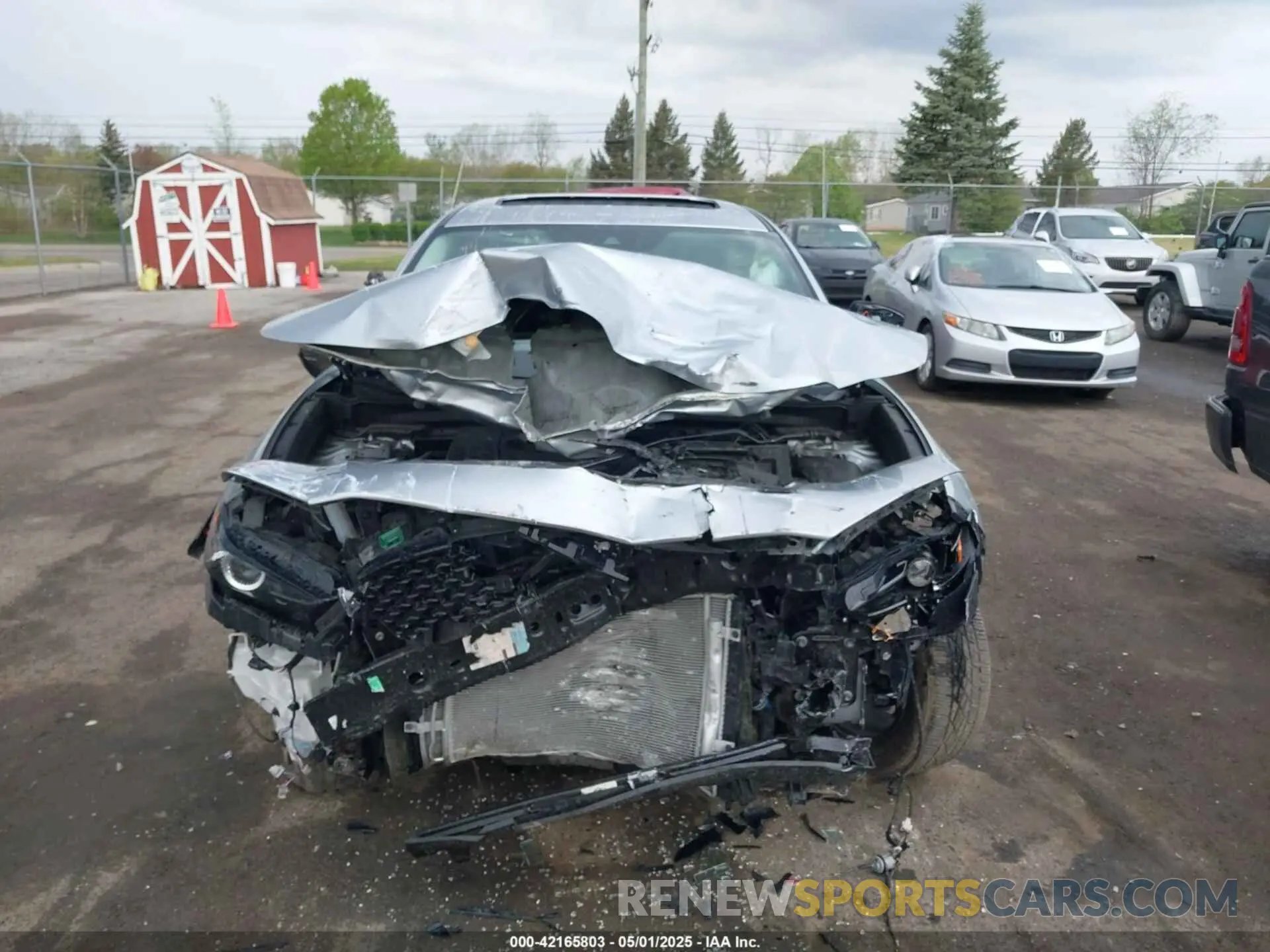 11 fotografías del automóvil dañado 3MVDMBCL6MM240663 MAZDA CX-30 2021