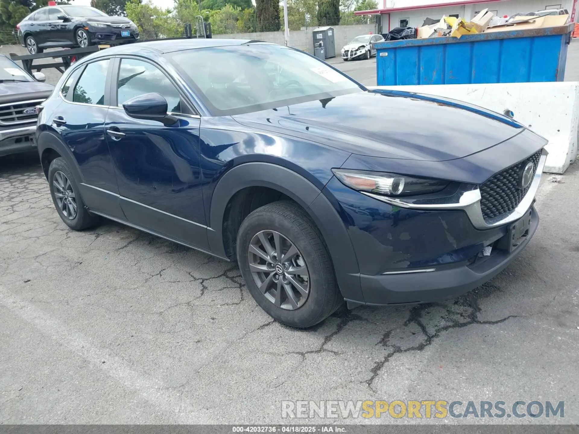 1 fotografías del automóvil dañado 3MVDMBAL2NM419092 MAZDA CX-30 2022