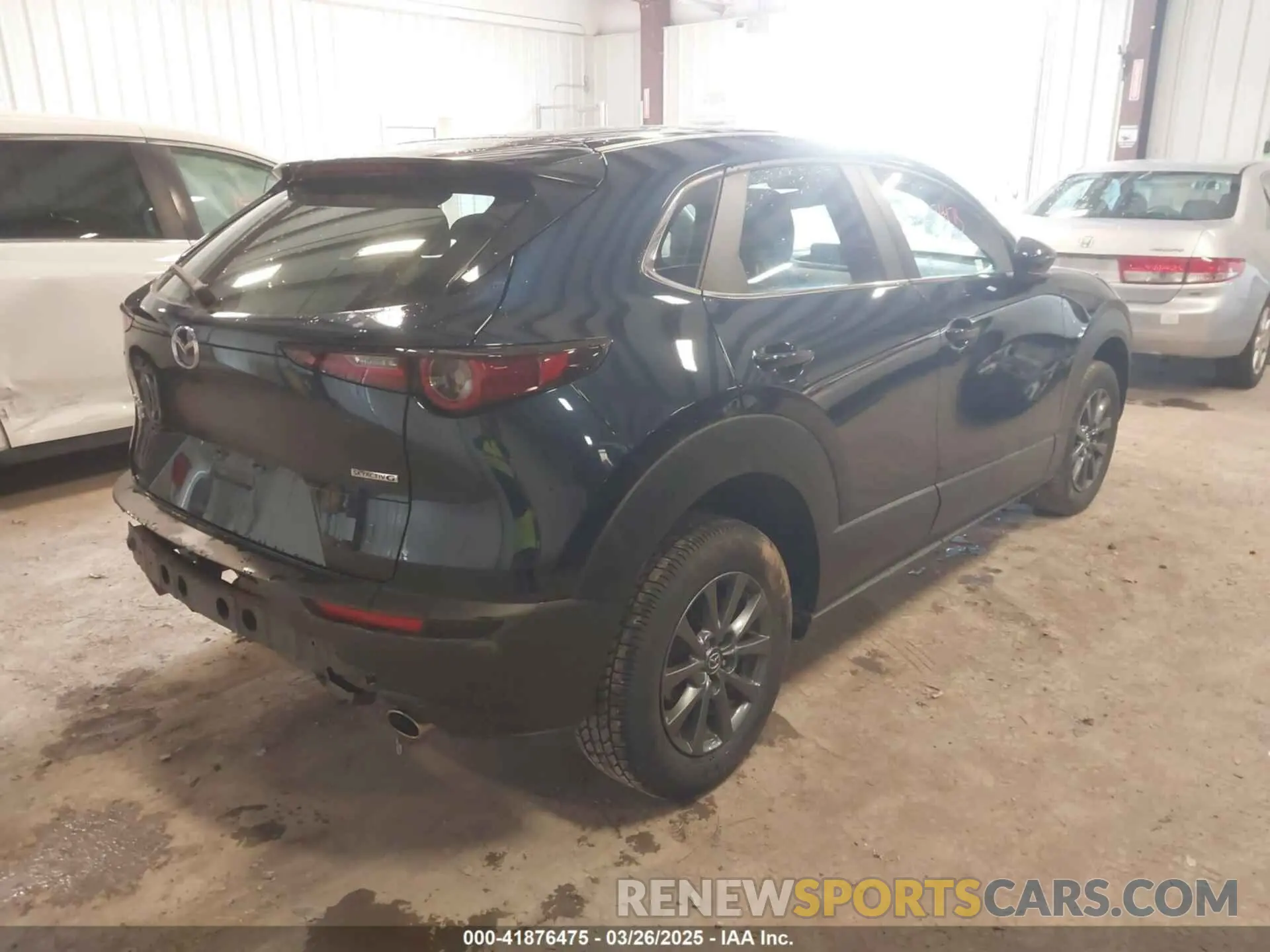 4 fotografías del automóvil dañado 3MVDMBAL7NM400795 MAZDA CX-30 2022