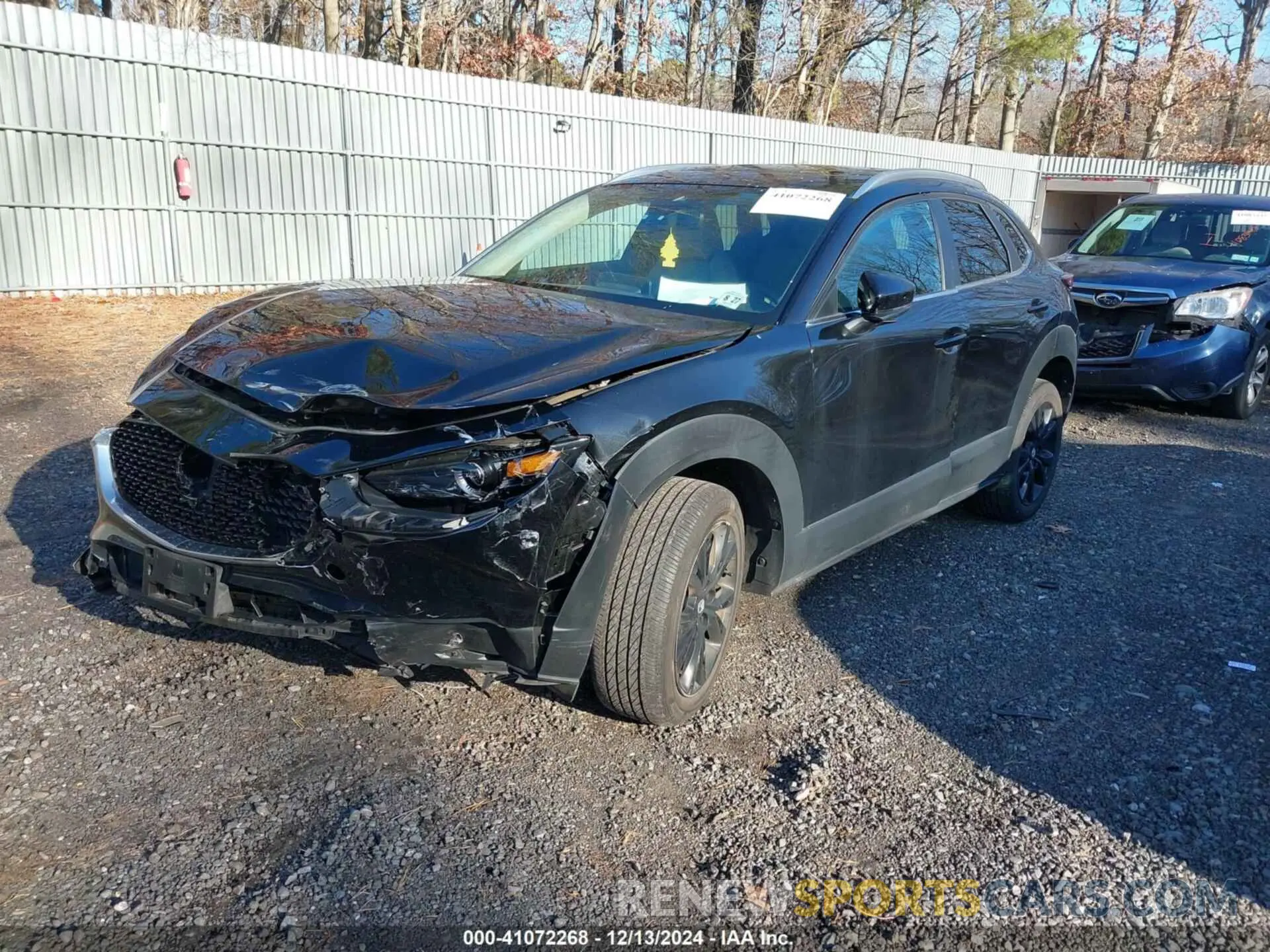 2 fotografías del automóvil dañado 3MVDMBAY4NM440991 MAZDA CX-30 2022