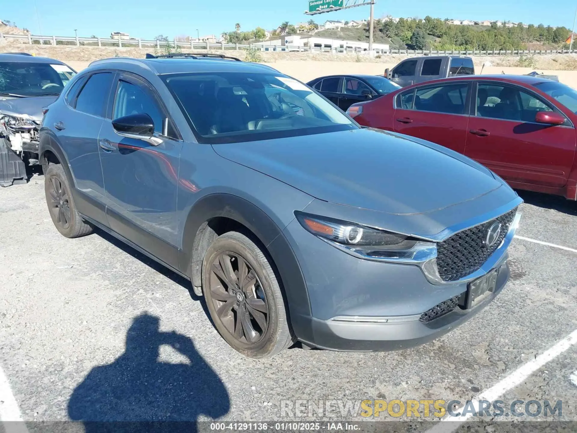 1 fotografías del automóvil dañado 3MVDMBAY4NM450601 MAZDA CX-30 2022