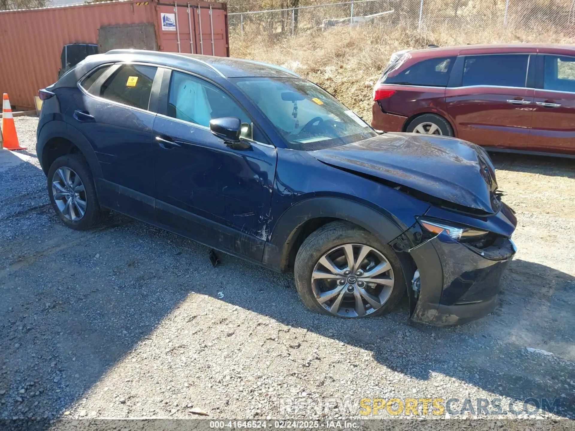 1 fotografías del automóvil dañado 3MVDMBBL4NM444414 MAZDA CX-30 2022