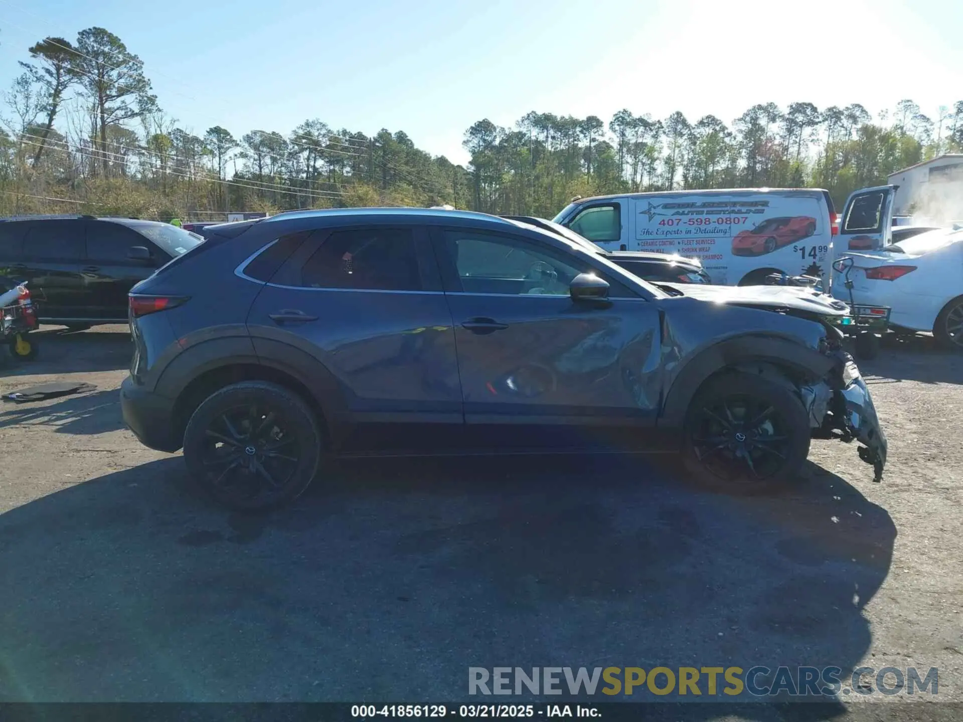 13 fotografías del automóvil dañado 3MVDMBCL1NM440965 MAZDA CX-30 2022