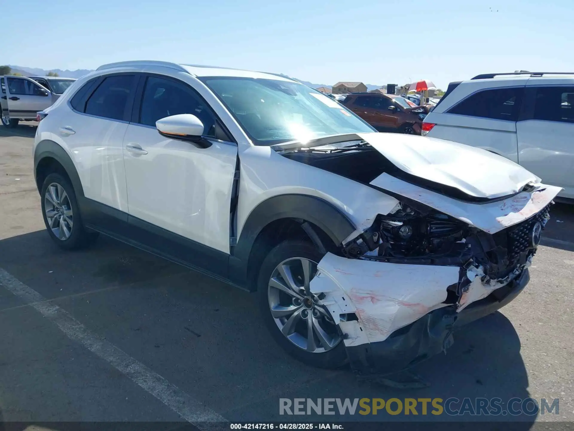 1 fotografías del automóvil dañado 3MVDMBCL4NM454228 MAZDA CX-30 2022