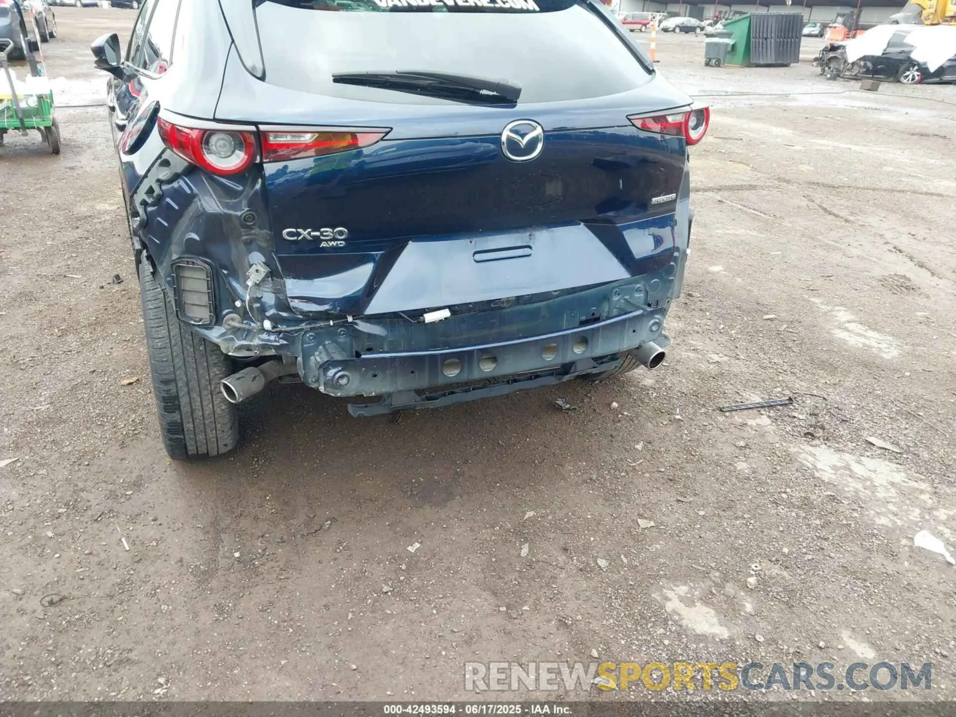 6 fotografías del automóvil dañado 3MVDMBDL0NM413545 MAZDA CX-30 2022