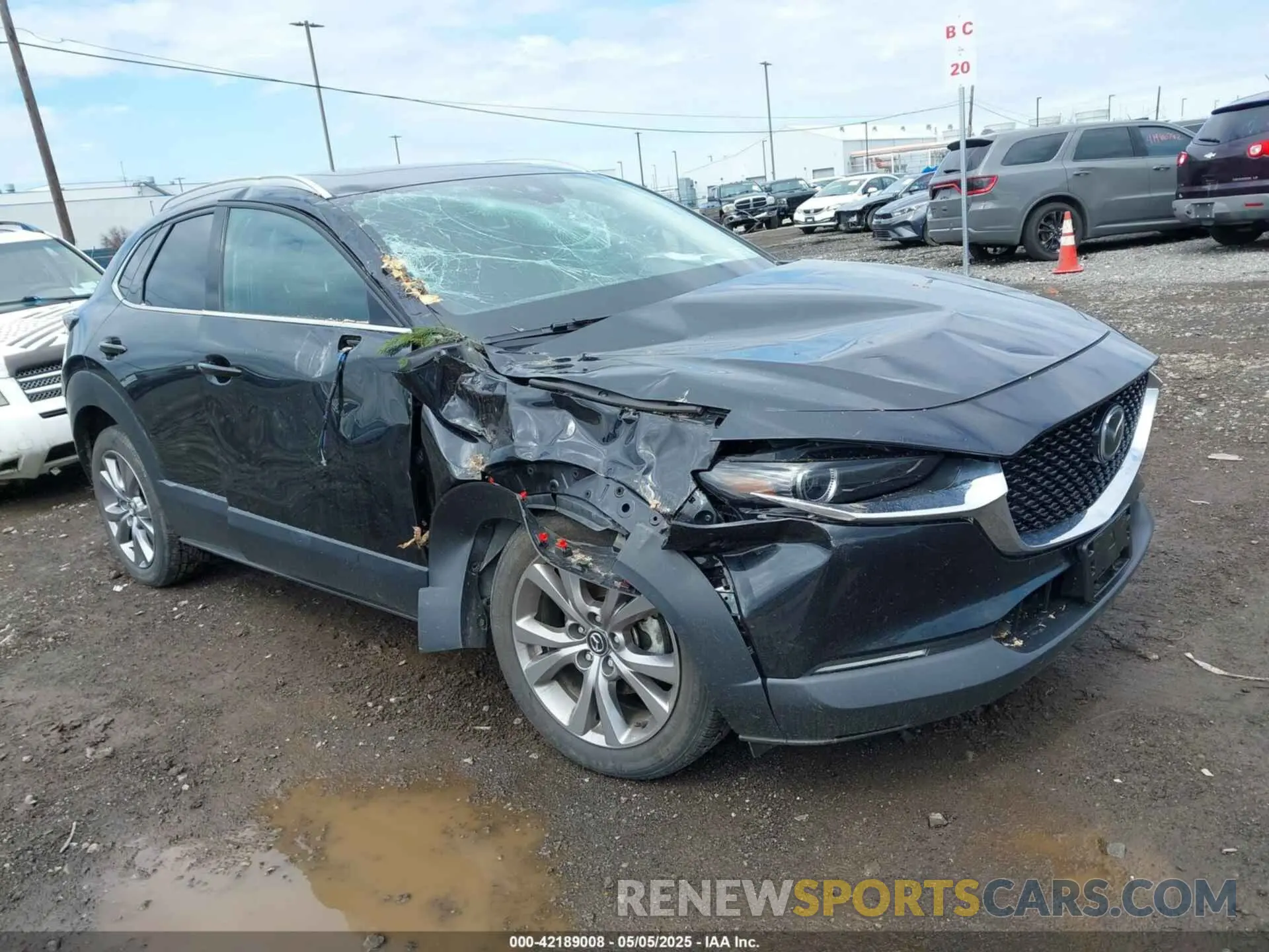 1 fotografías del automóvil dañado 3MVDMBDL5NM413878 MAZDA CX-30 2022