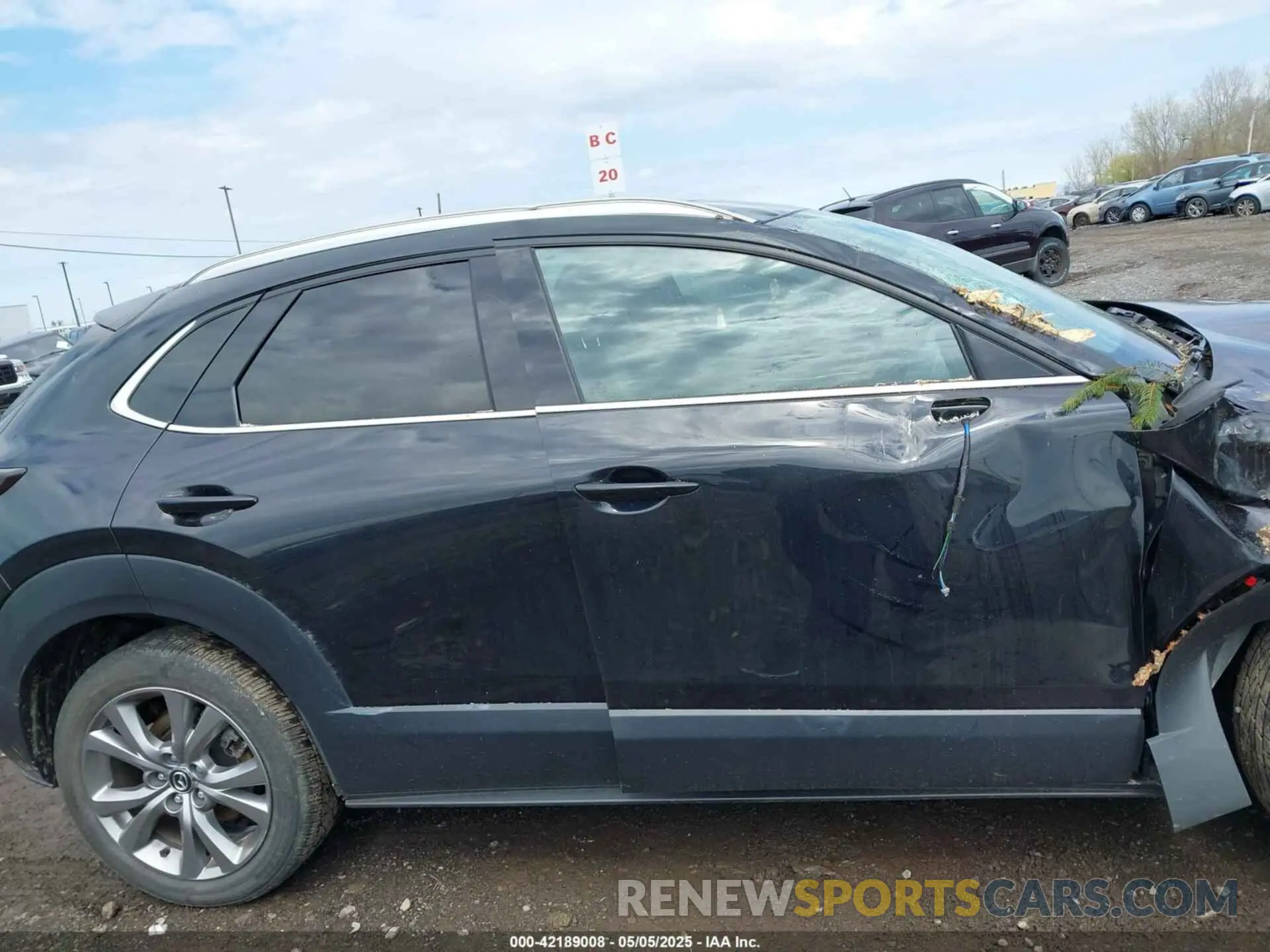 13 fotografías del automóvil dañado 3MVDMBDL5NM413878 MAZDA CX-30 2022