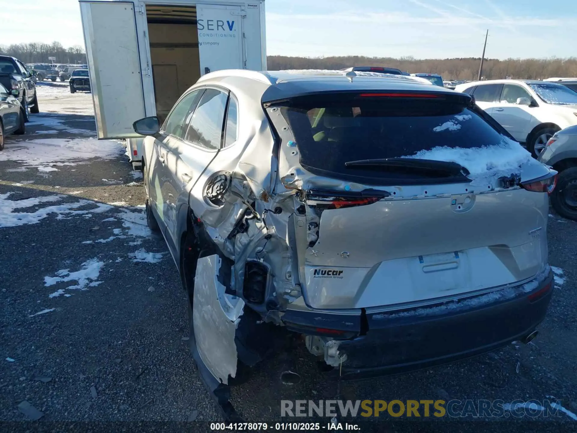 3 fotografías del automóvil dañado 3MVDMBEY7NM445788 MAZDA CX-30 2022