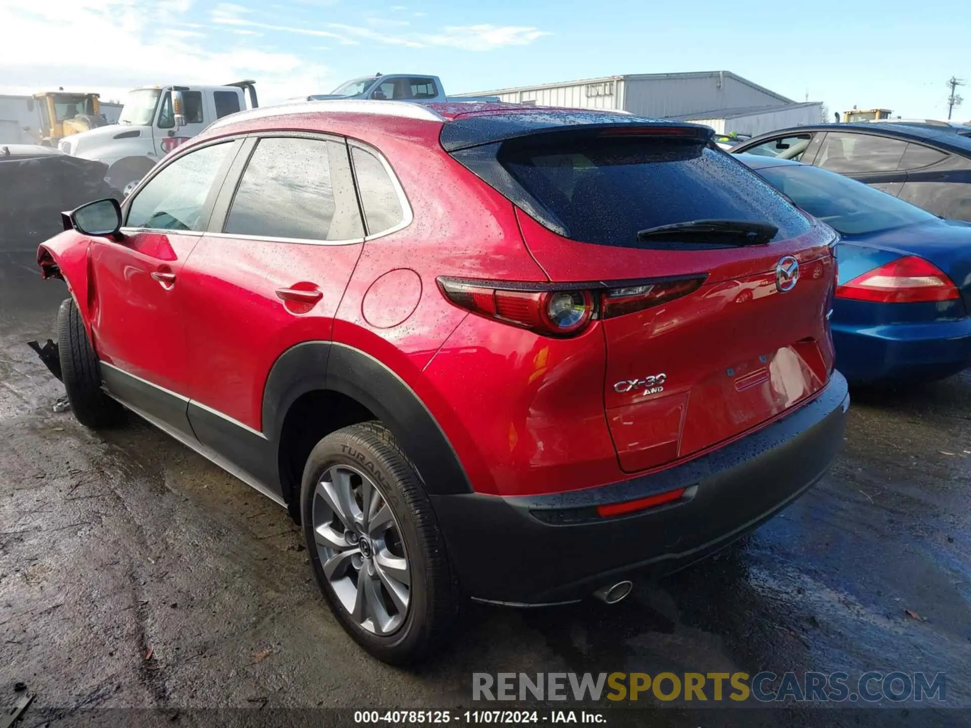 3 fotografías del automóvil dañado 3MVDMBBM7PM547192 MAZDA CX-30 2023