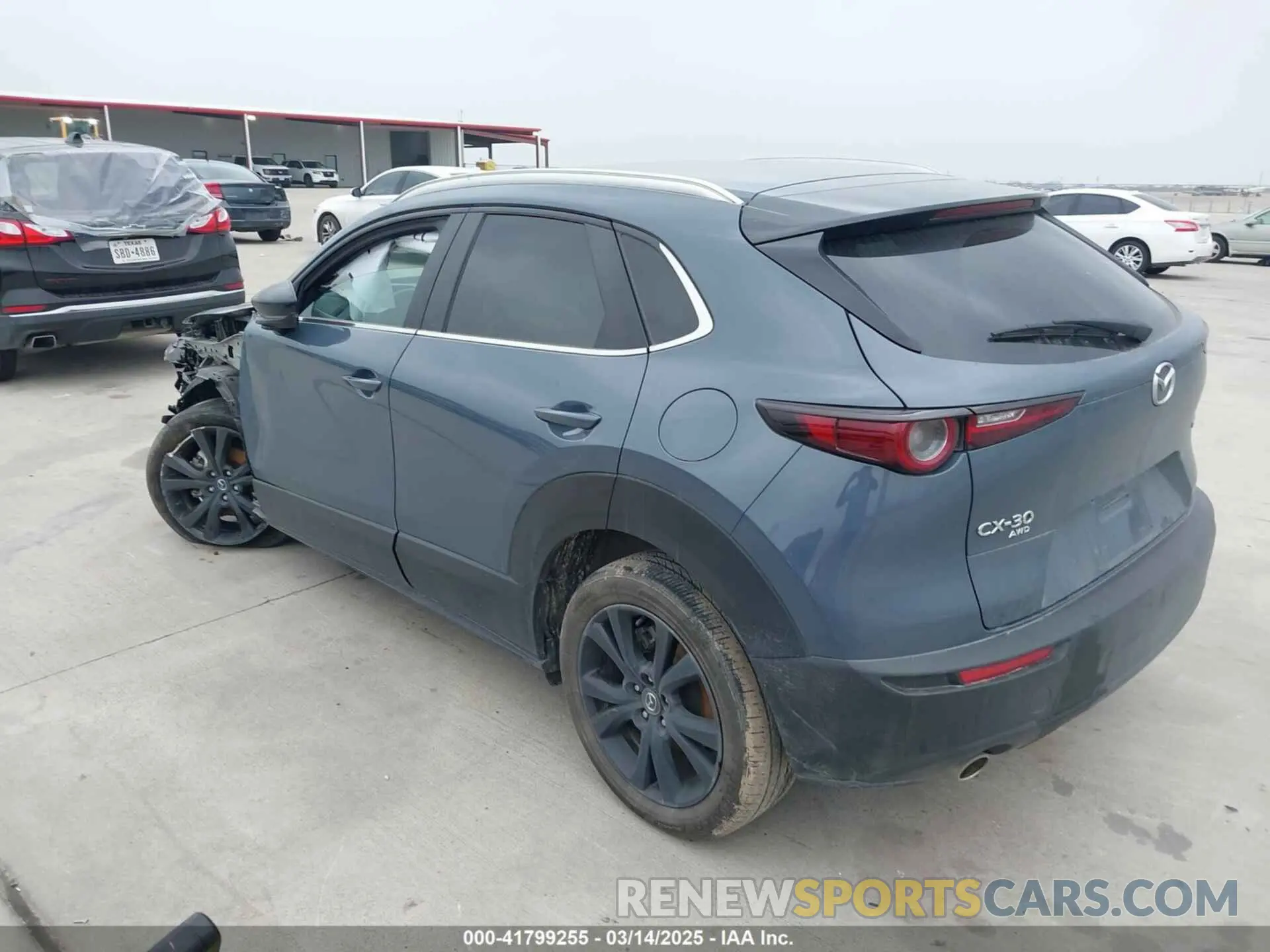 3 fotografías del automóvil dañado 3MVDMBCM0PM532449 MAZDA CX-30 2023