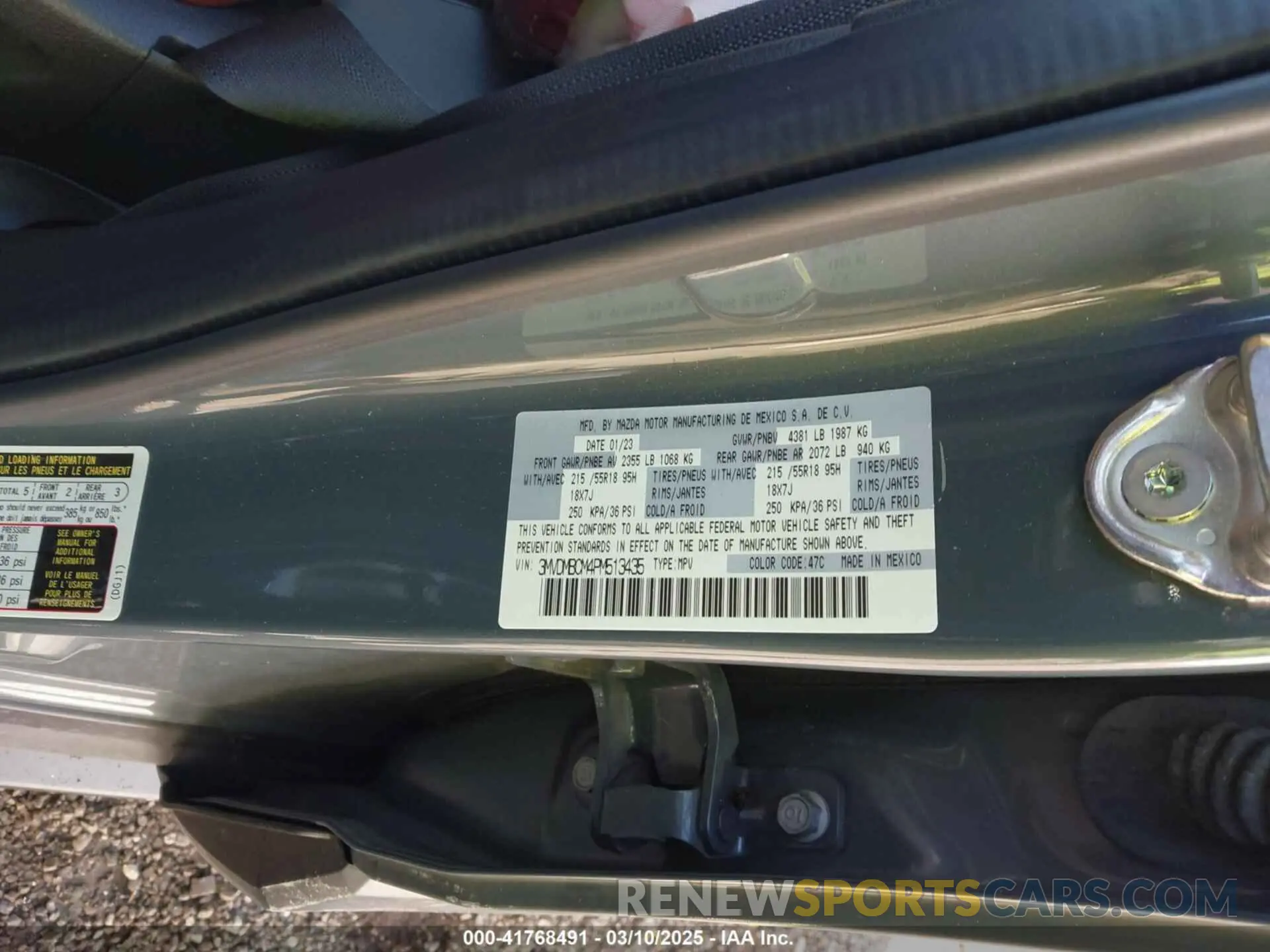 9 fotografías del automóvil dañado 3MVDMBCM4PM513435 MAZDA CX-30 2023