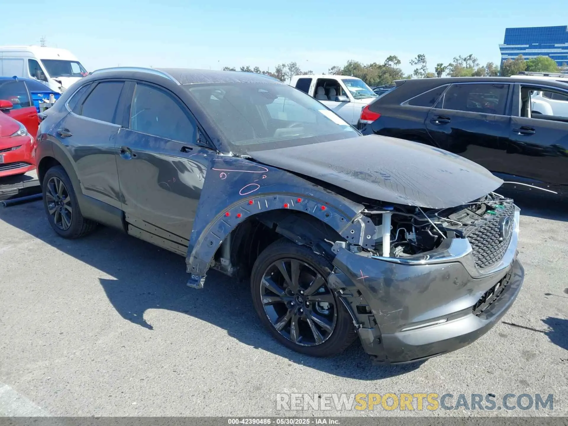 1 fotografías del automóvil dañado 3MVDMBBM8RM716638 MAZDA CX-30 2024