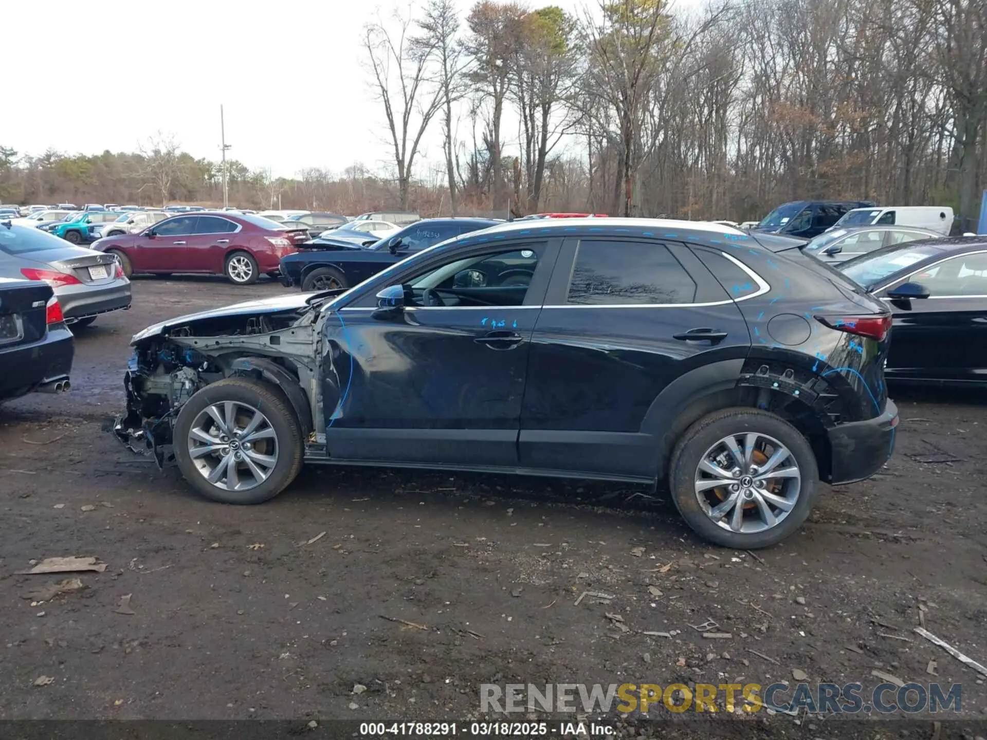 14 fotografías del automóvil dañado 3MVDMBCM4RM681739 MAZDA CX-30 2024