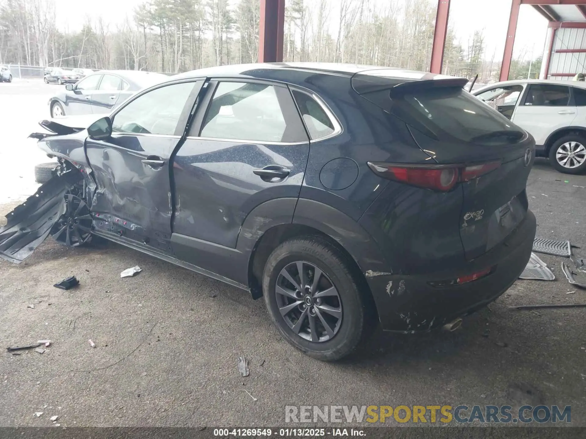 3 fotografías del automóvil dañado 3MVDMBAM5SM762984 MAZDA CX-30 2025