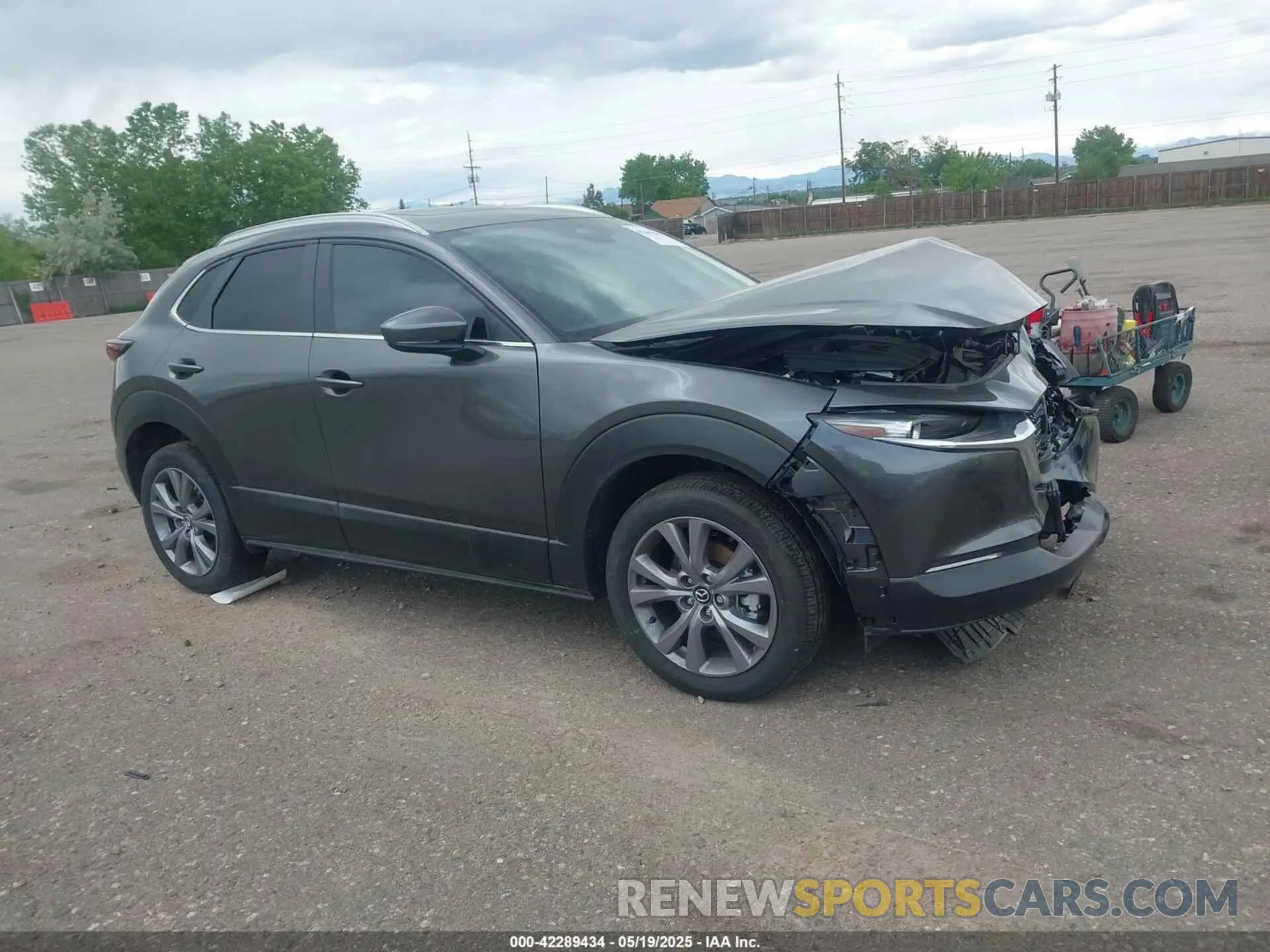 14 fotografías del automóvil dañado 3MVDMBCM2SM755455 MAZDA CX-30 2025