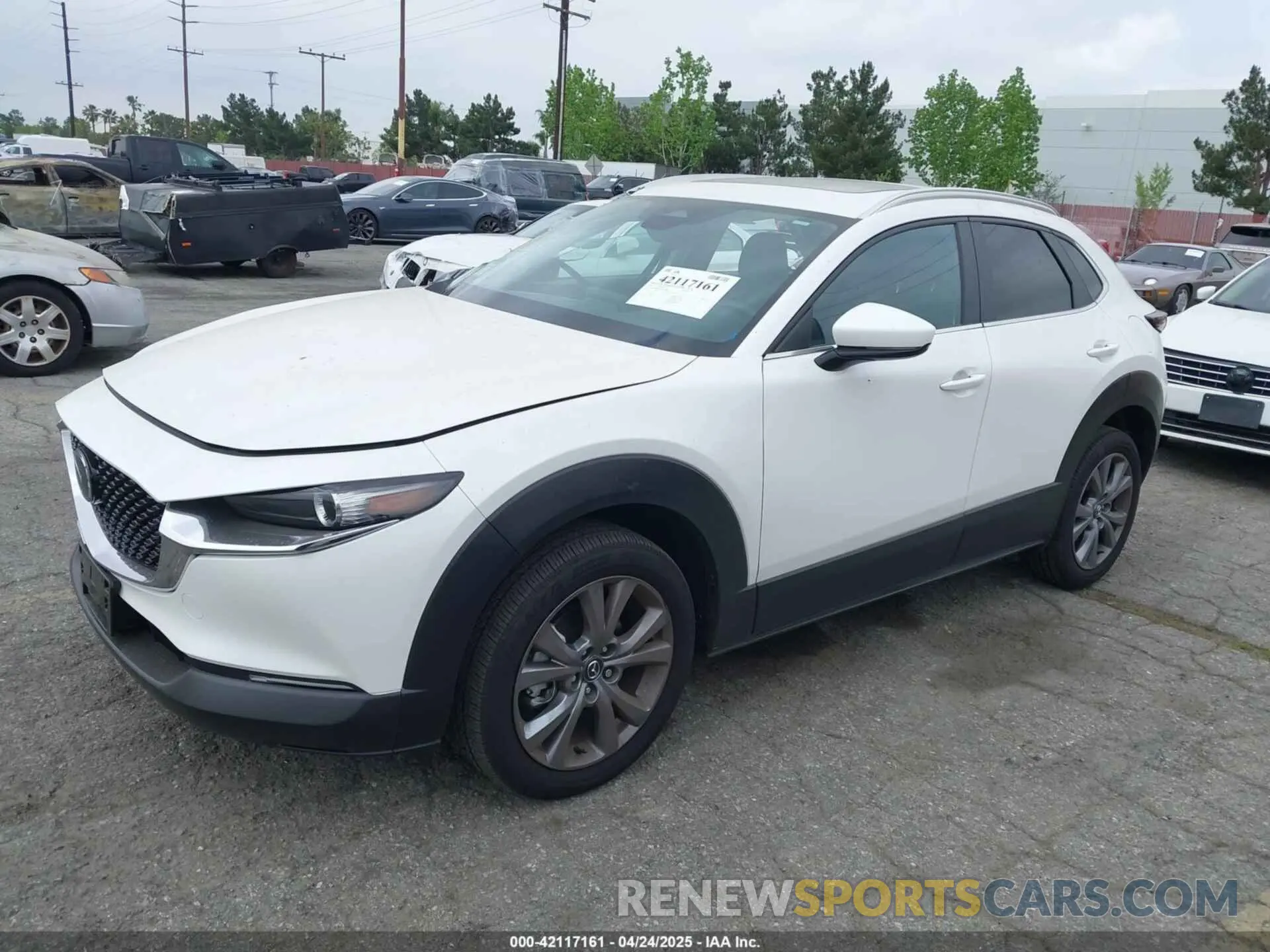 2 fotografías del automóvil dañado 3MVDMBCMXSM768048 MAZDA CX-30 2025