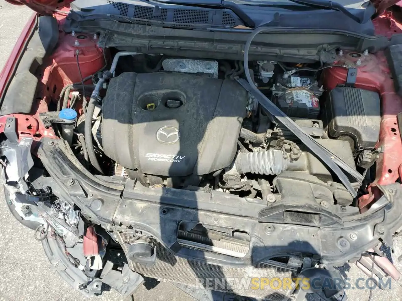 12 fotografías del automóvil dañado JM3KFABM4K1534975 MAZDA CX-5 2019
