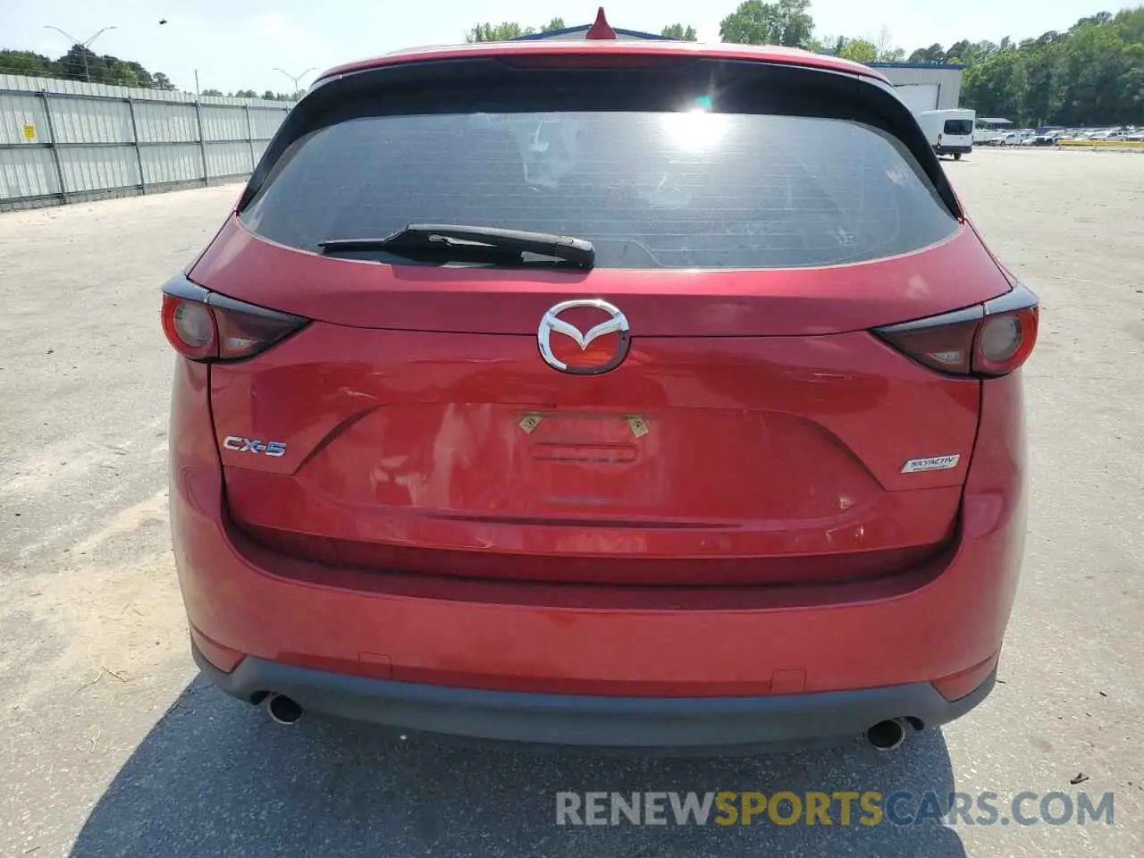 6 fotografías del automóvil dañado JM3KFABM4K1534975 MAZDA CX-5 2019
