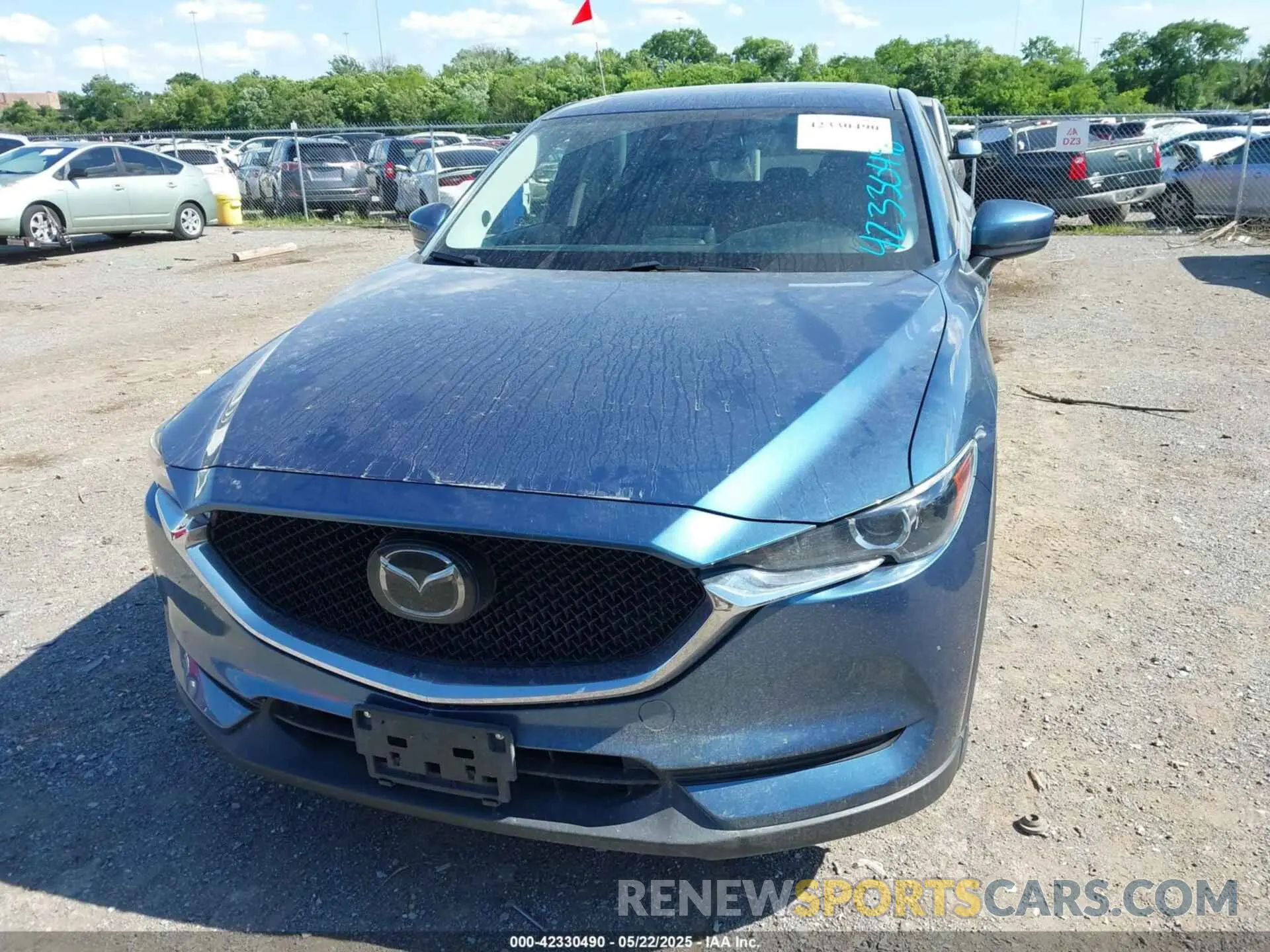 12 fotografías del automóvil dañado JM3KFACM0K0542527 MAZDA CX-5 2019