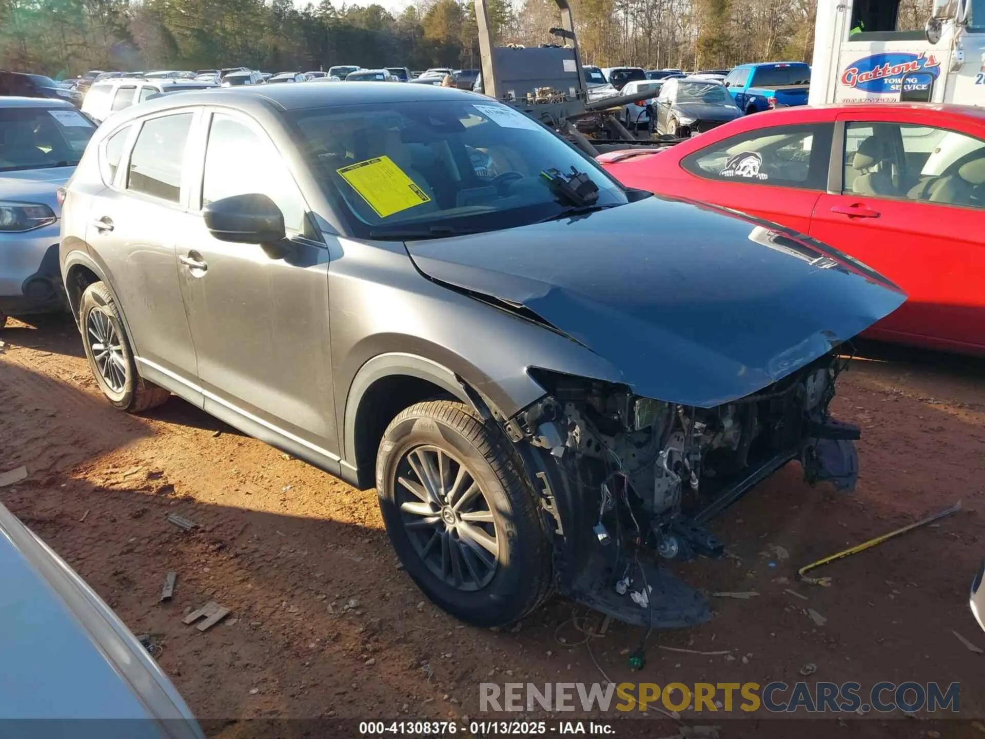 1 fotografías del automóvil dañado JM3KFACM0K0668242 MAZDA CX-5 2019