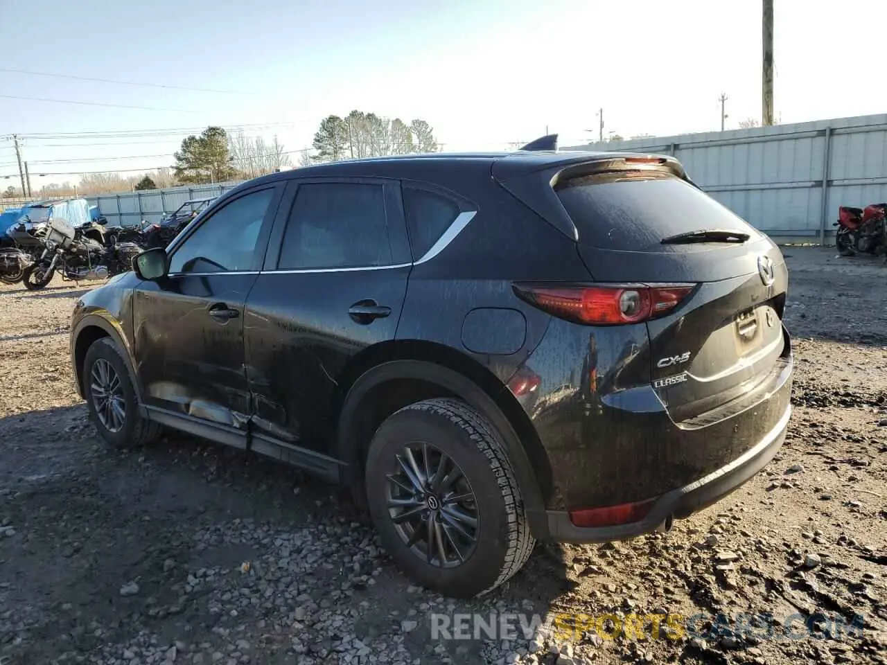 2 fotografías del automóvil dañado JM3KFACM0K0671285 MAZDA CX-5 2019