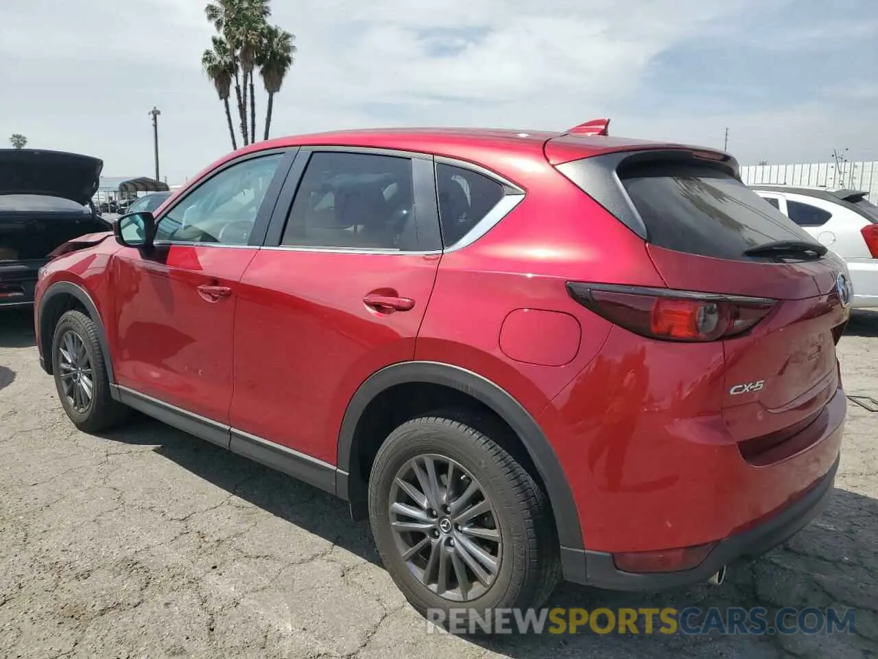 2 fotografías del automóvil dañado JM3KFACM0K1657865 MAZDA CX-5 2019