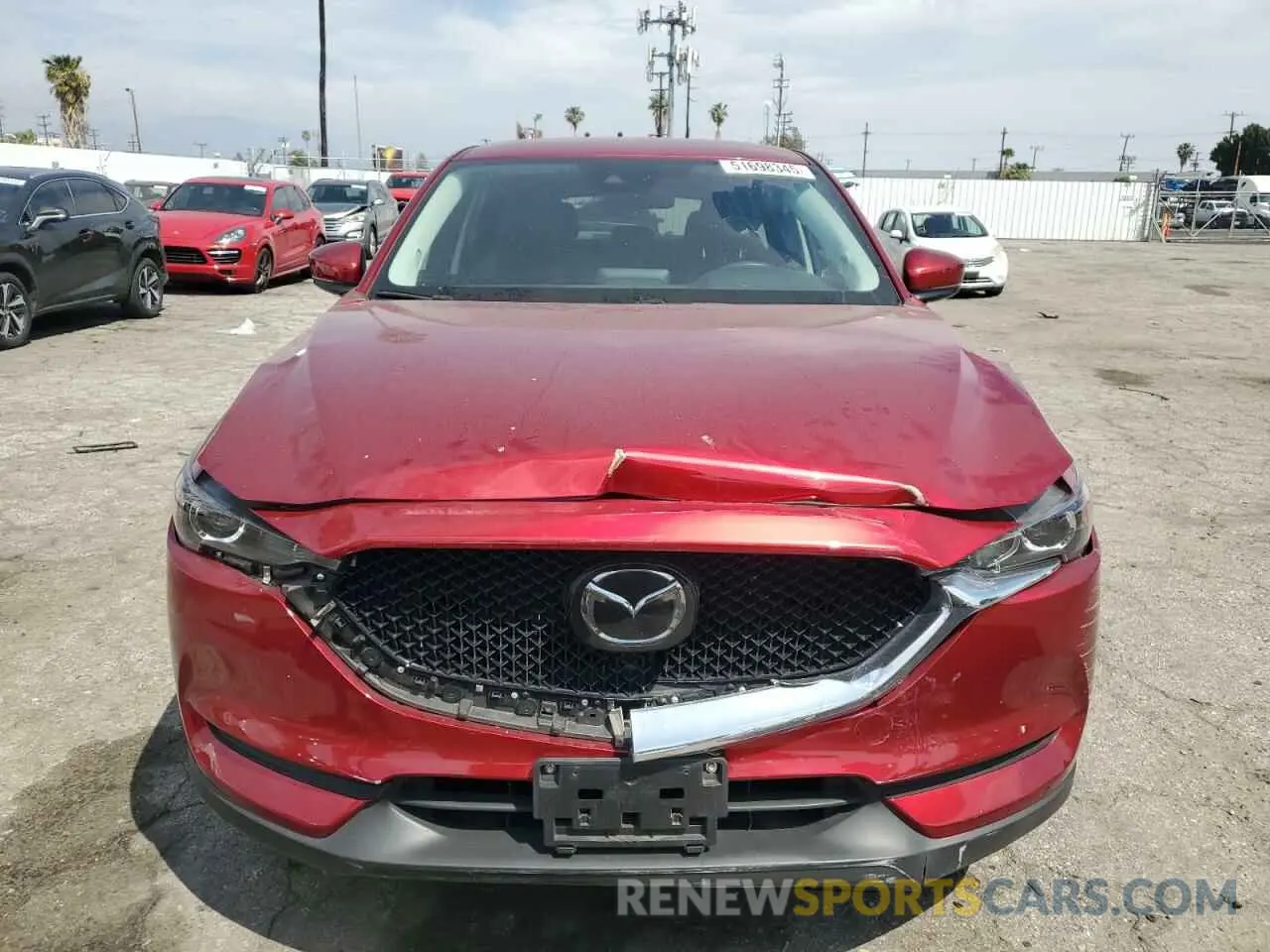 5 fotografías del automóvil dañado JM3KFACM0K1657865 MAZDA CX-5 2019
