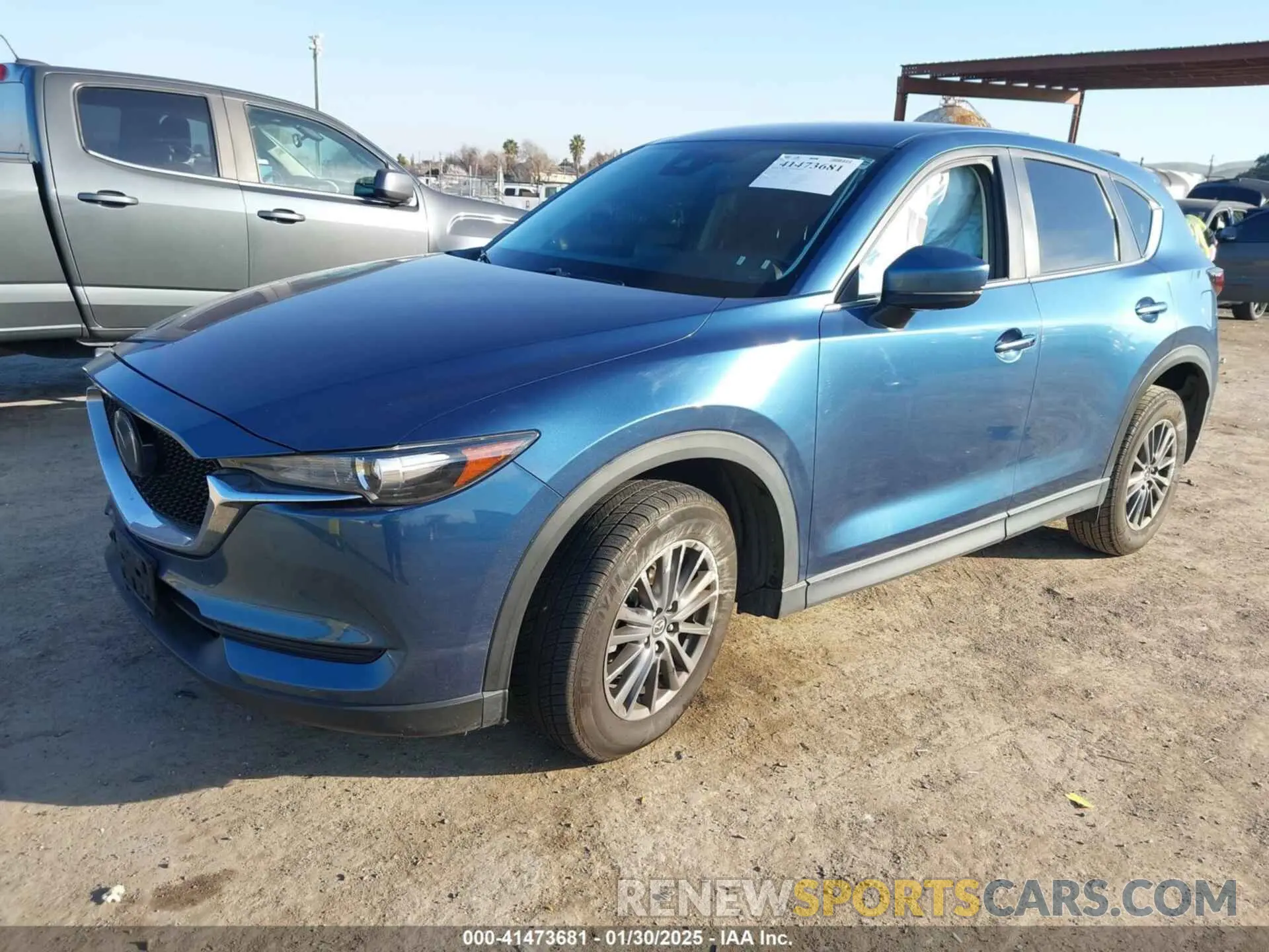 2 fotografías del automóvil dañado JM3KFACM1K0517958 MAZDA CX-5 2019