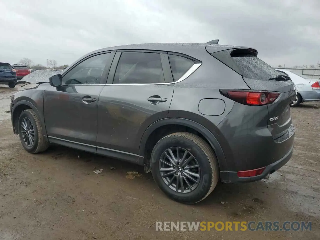 2 fotografías del automóvil dañado JM3KFACM2K0545364 MAZDA CX-5 2019