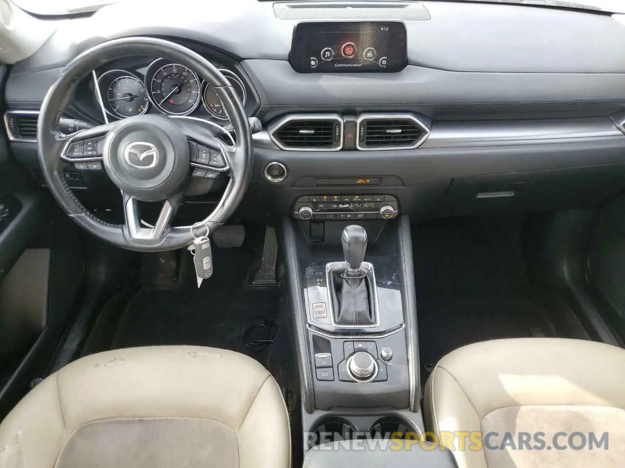 8 fotografías del automóvil dañado JM3KFACM2K0545851 MAZDA CX-5 2019