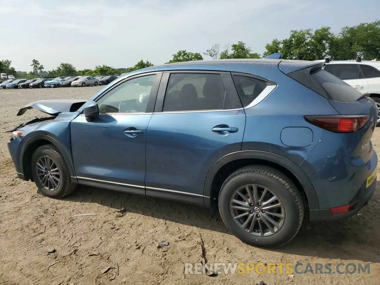 2 fotografías del automóvil dañado JM3KFACM2K1658029 MAZDA CX-5 2019