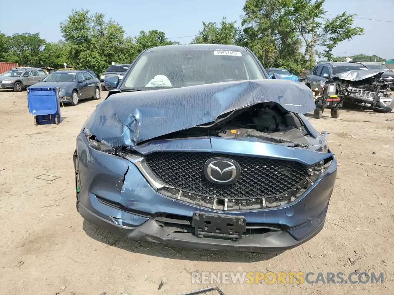 5 fotografías del automóvil dañado JM3KFACM2K1658029 MAZDA CX-5 2019