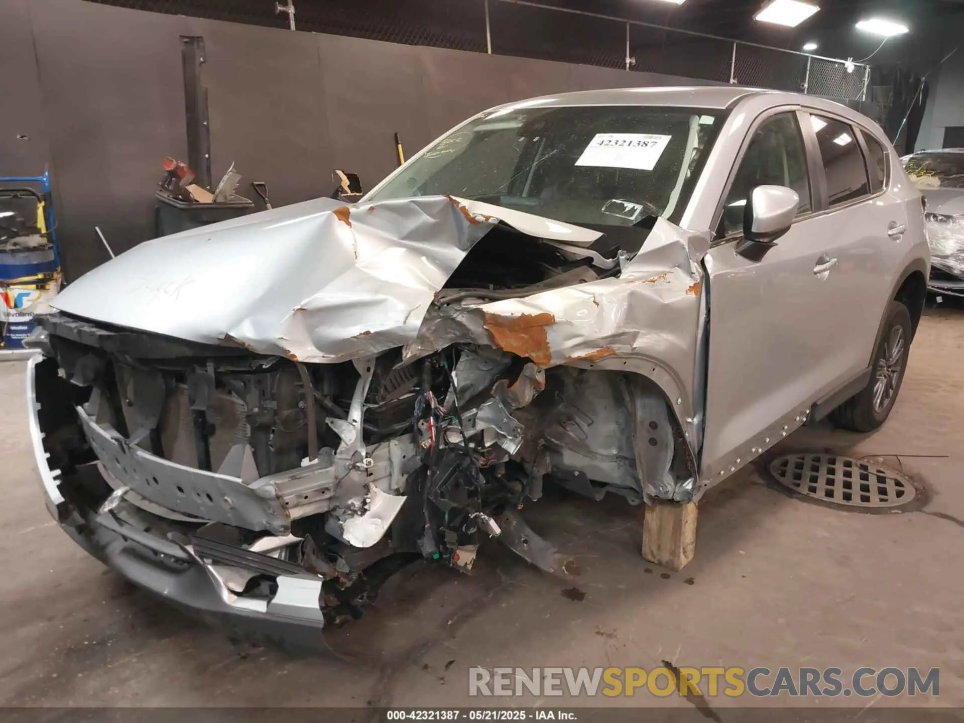 6 fotografías del automóvil dañado JM3KFACM3K1558196 MAZDA CX-5 2019