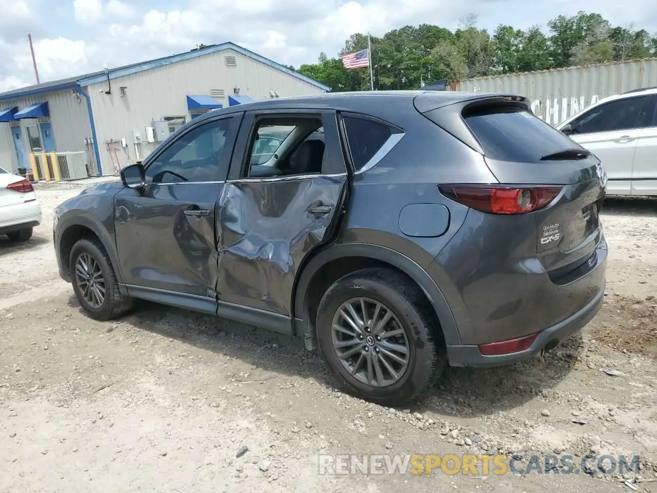 2 fotografías del automóvil dañado JM3KFACM3K1698345 MAZDA CX-5 2019