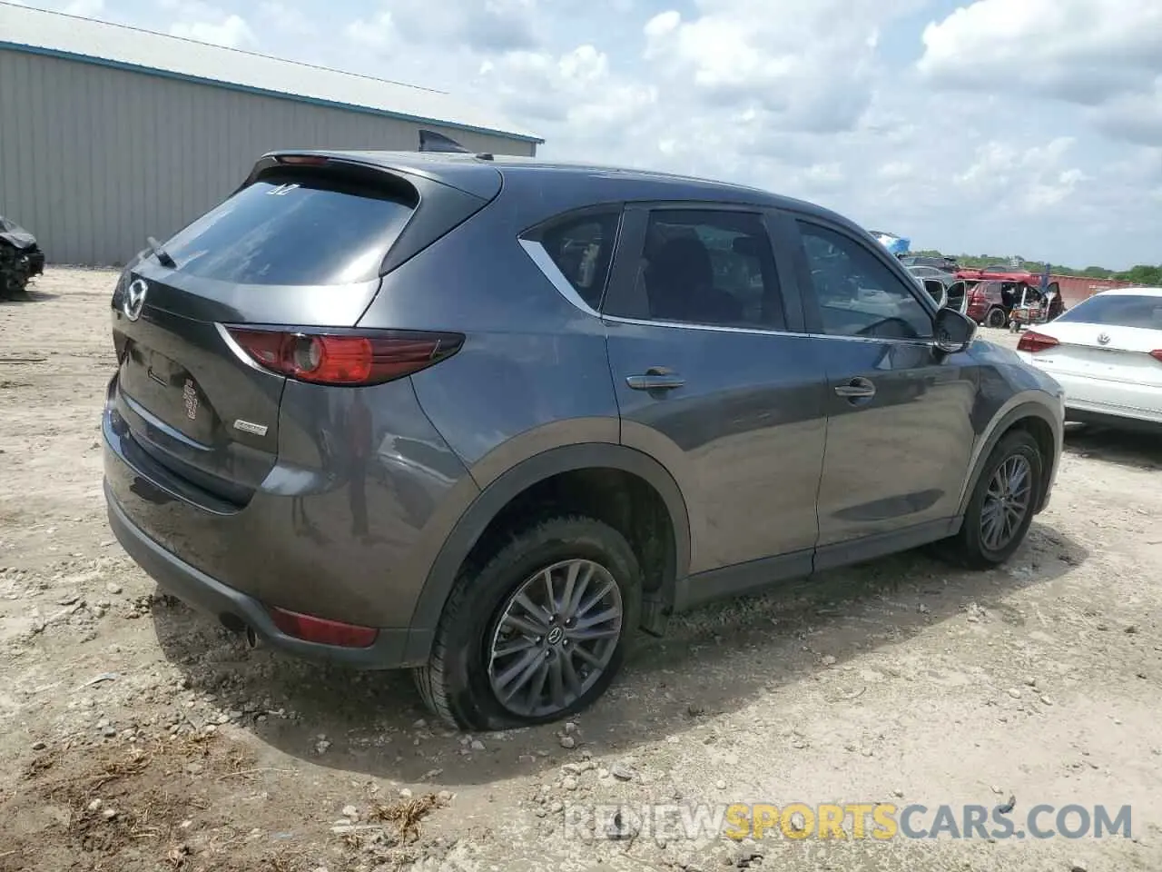 3 fotografías del automóvil dañado JM3KFACM3K1698345 MAZDA CX-5 2019