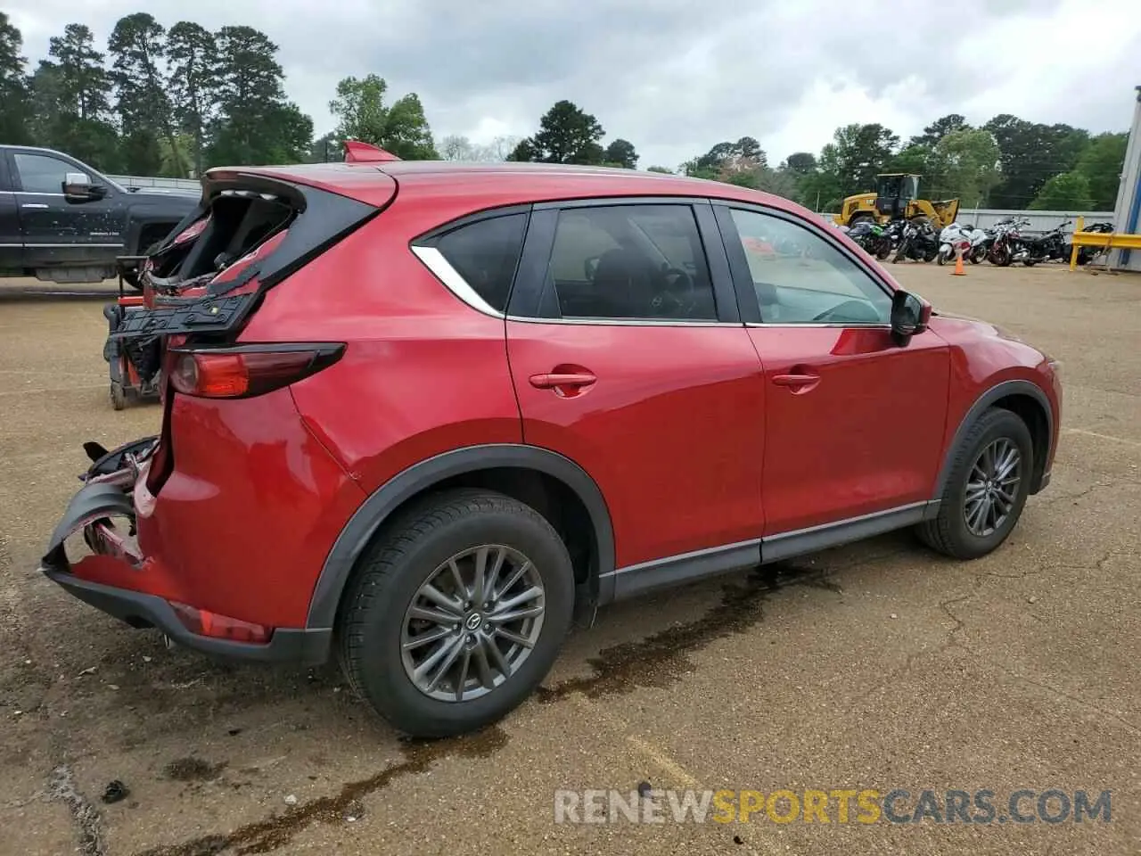 3 fotografías del automóvil dañado JM3KFACM5K1557521 MAZDA CX-5 2019
