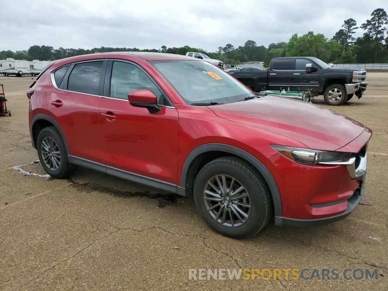 4 fotografías del automóvil dañado JM3KFACM5K1557521 MAZDA CX-5 2019