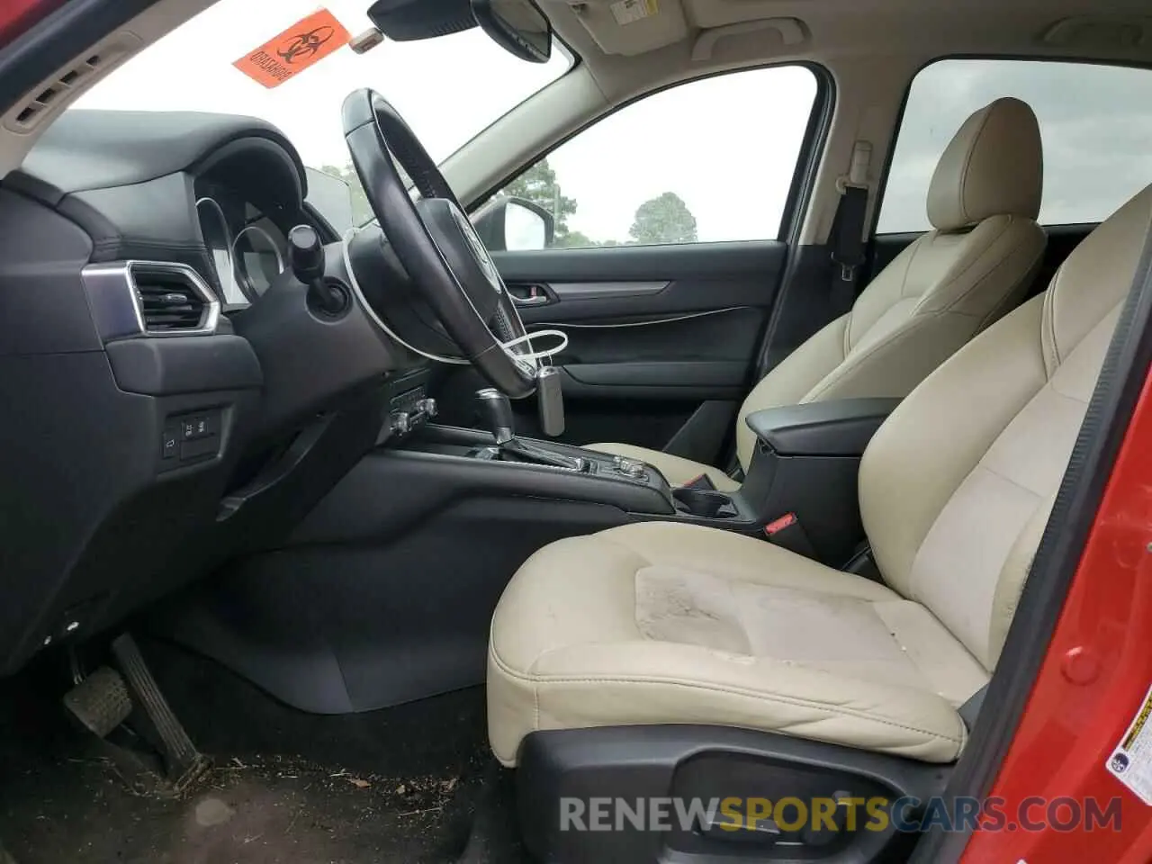 7 fotografías del automóvil dañado JM3KFACM5K1557521 MAZDA CX-5 2019