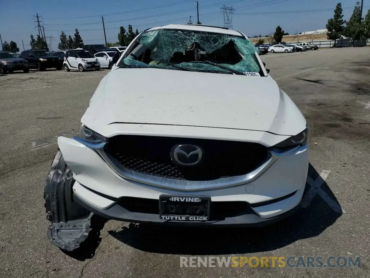 5 fotografías del automóvil dañado JM3KFACM7K0664768 MAZDA CX-5 2019
