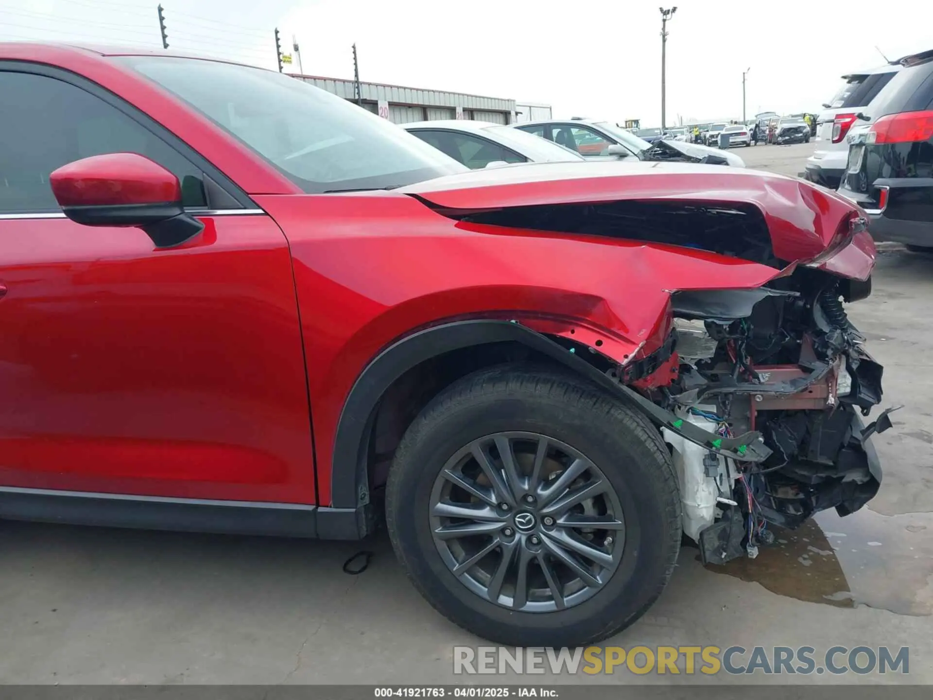 18 fotografías del automóvil dañado JM3KFACM7K0696815 MAZDA CX-5 2019