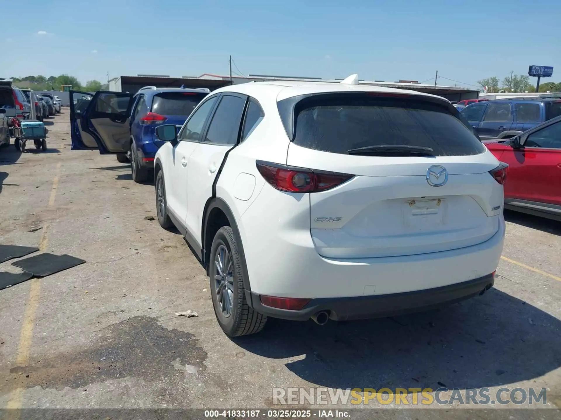 3 fotografías del automóvil dañado JM3KFACM7K1656311 MAZDA CX-5 2019