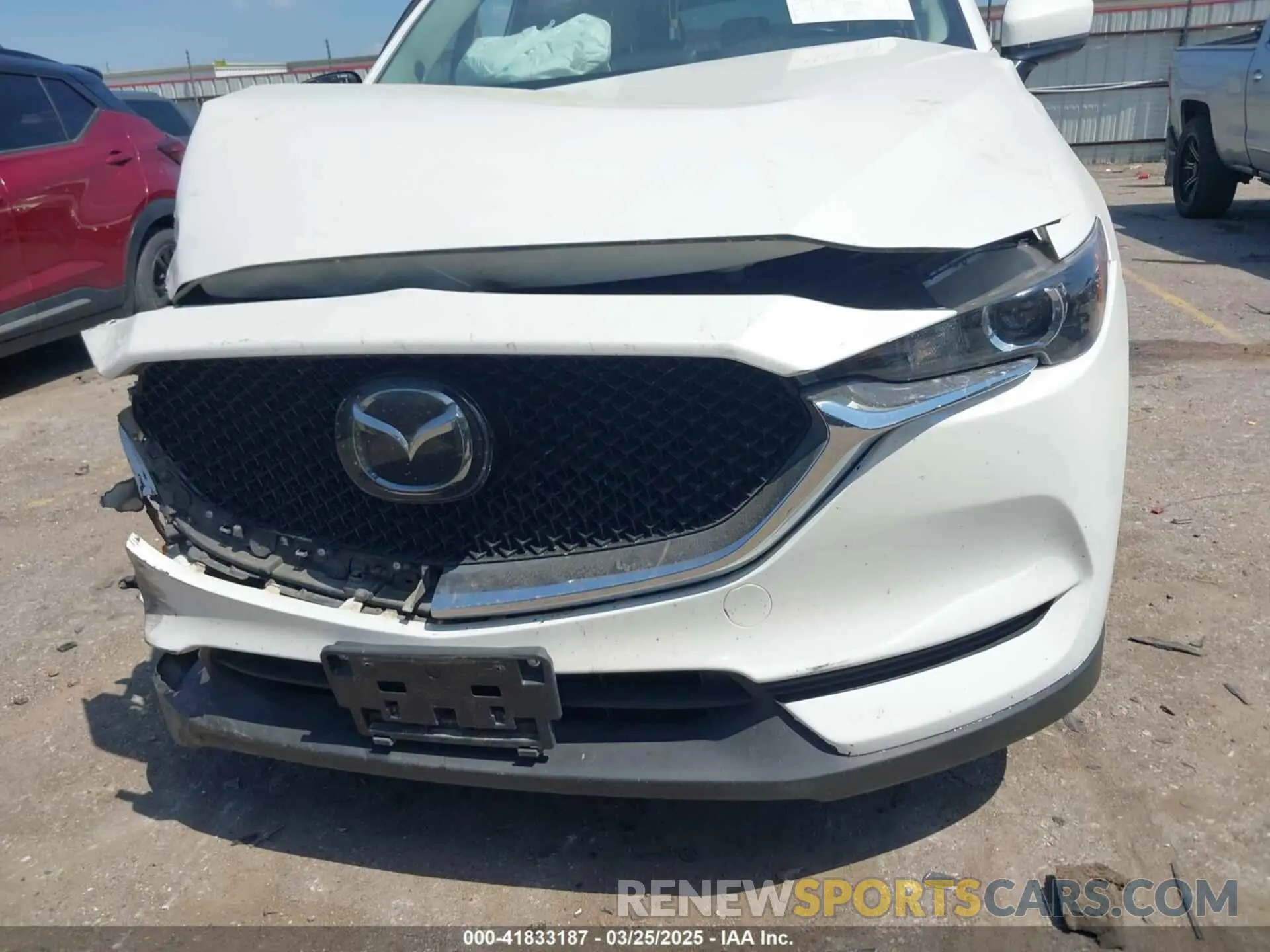 6 fotografías del automóvil dañado JM3KFACM7K1656311 MAZDA CX-5 2019