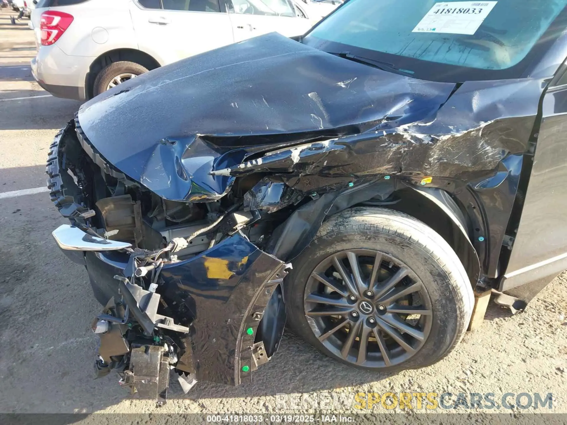 6 fotografías del automóvil dañado JM3KFACM7K1671679 MAZDA CX-5 2019