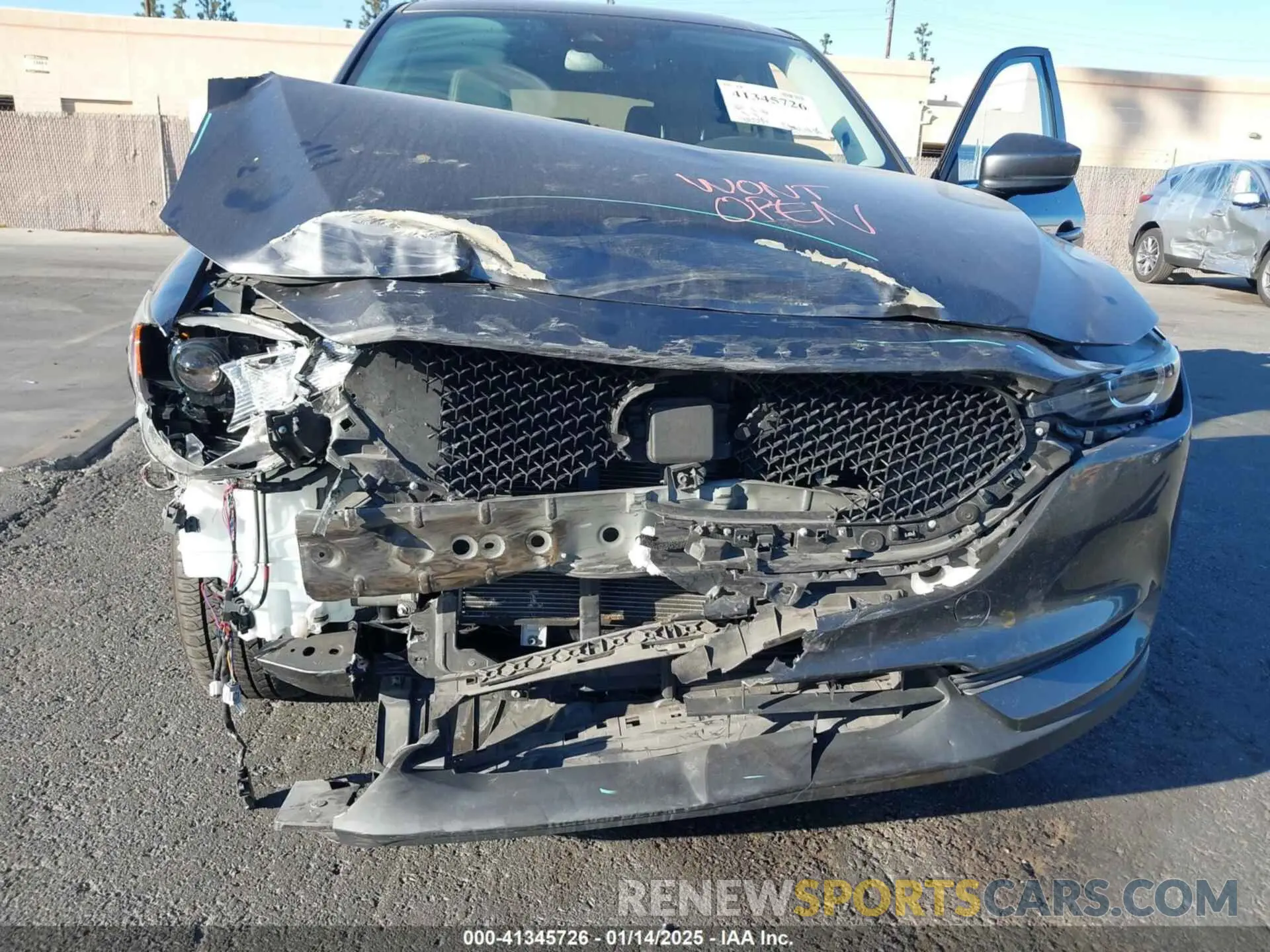 6 fotografías del automóvil dañado JM3KFACM8K1581909 MAZDA CX-5 2019