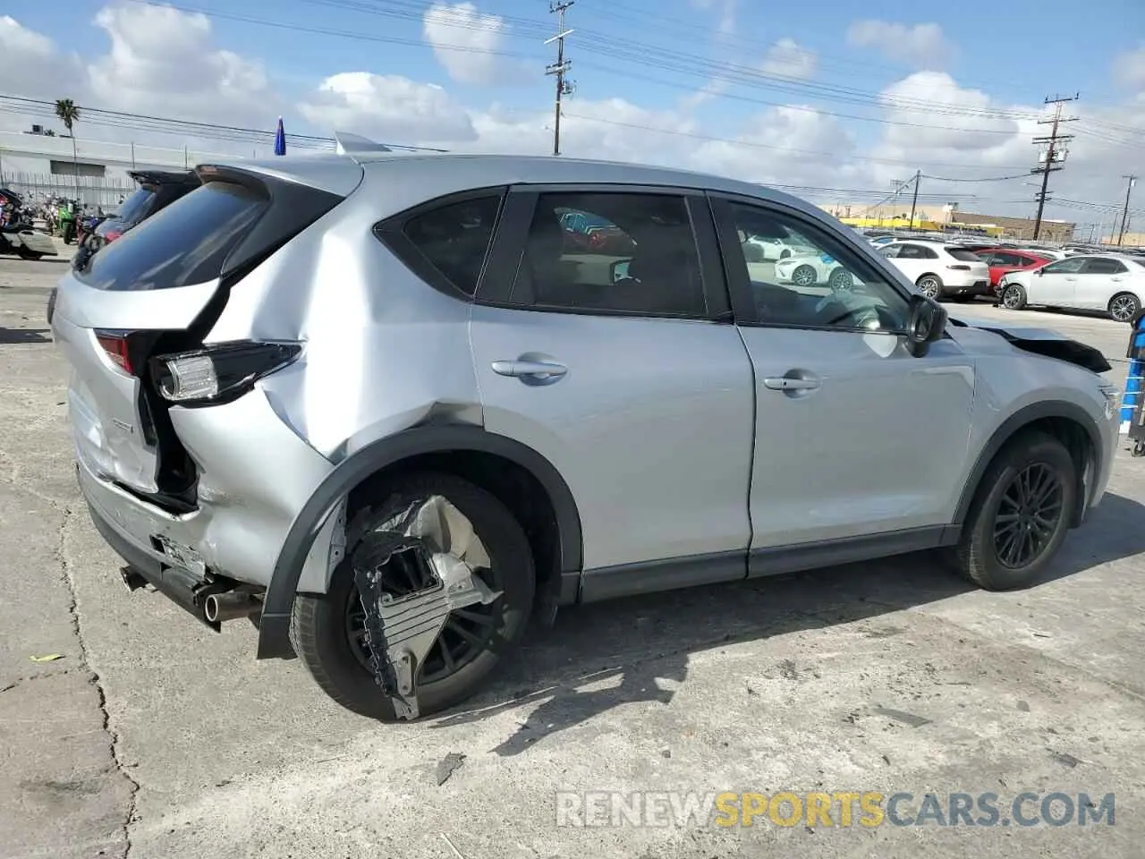 3 fotografías del automóvil dañado JM3KFACMXK1556090 MAZDA CX-5 2019