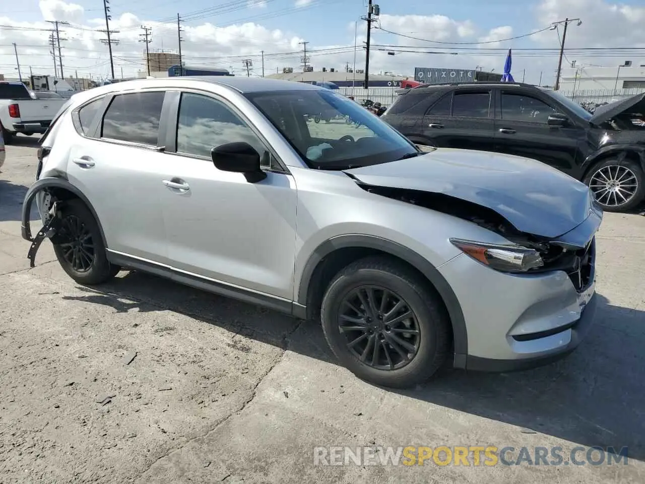 4 fotografías del automóvil dañado JM3KFACMXK1556090 MAZDA CX-5 2019