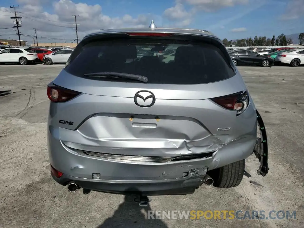 6 fotografías del automóvil dañado JM3KFACMXK1556090 MAZDA CX-5 2019