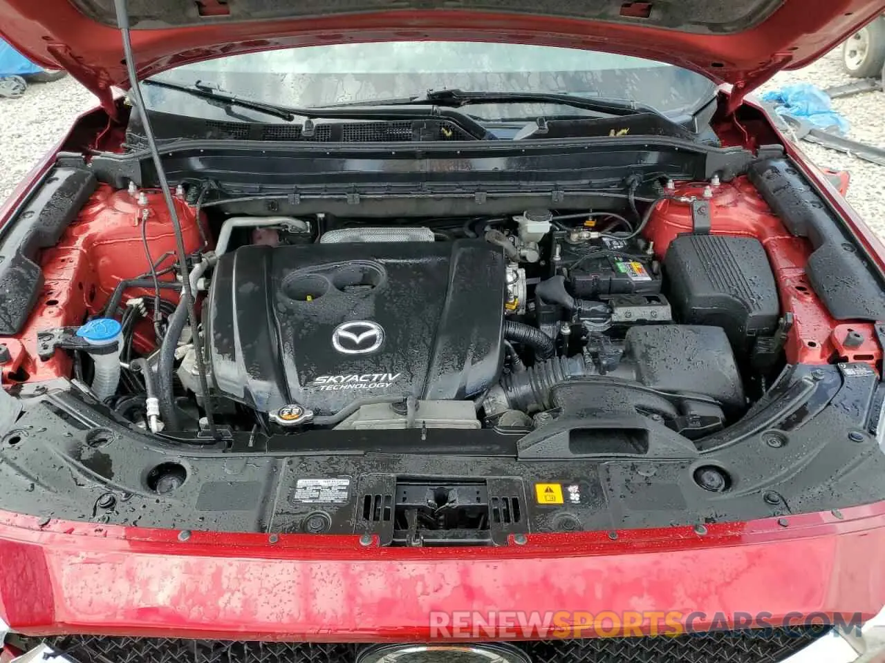 11 fotografías del automóvil dañado JM3KFADM1K1677928 MAZDA CX-5 2019